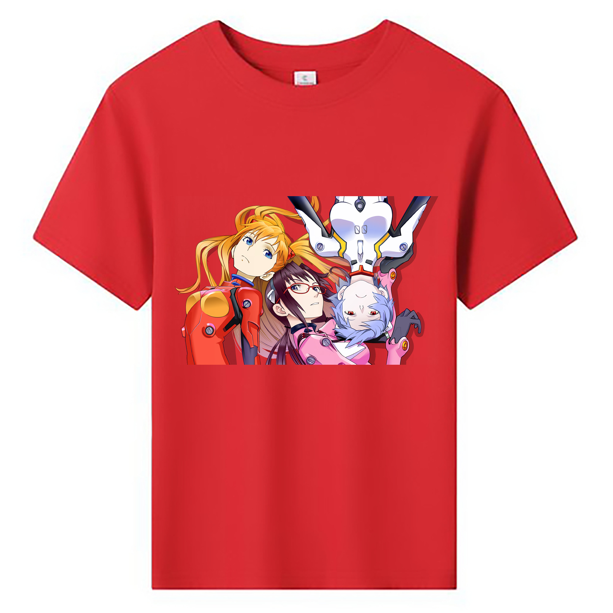（画像用） EVA 新世紀エヴァンゲリオン 綿100％キッズTシャツ（フロントプリント）