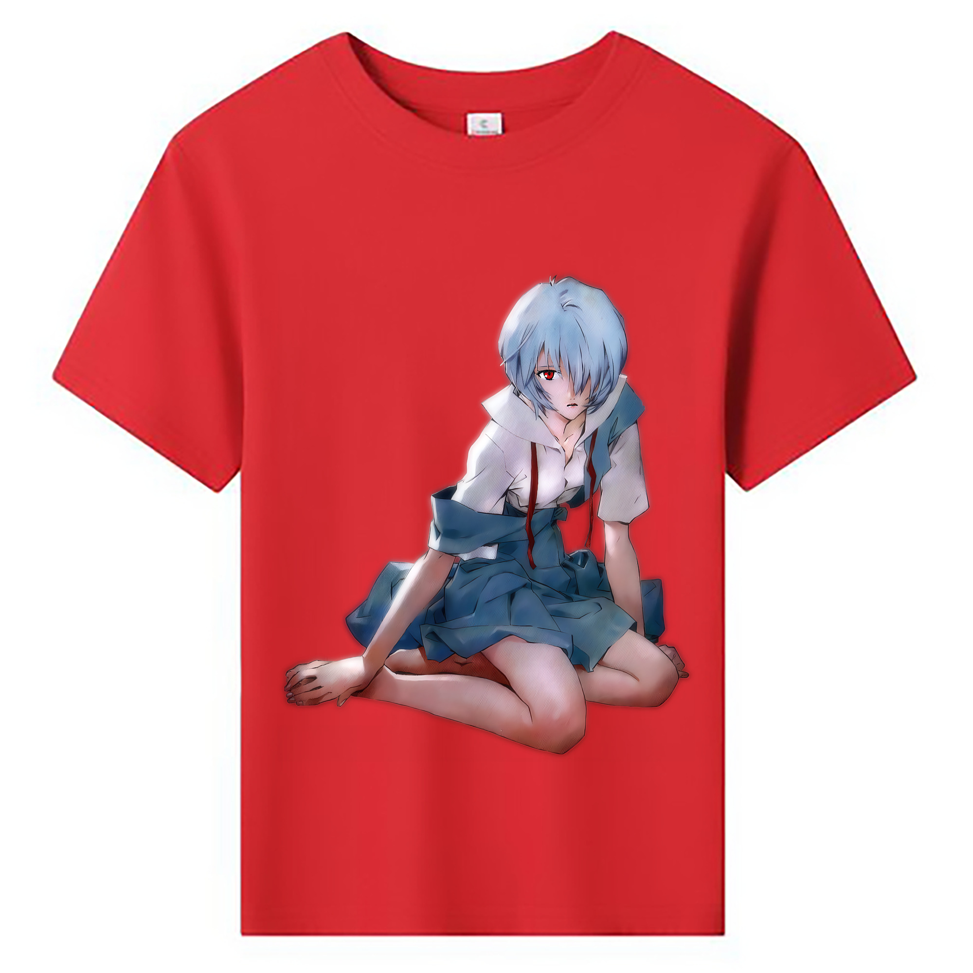 （画像用） EVA 新世紀エヴァンゲリオン 綿100％キッズTシャツ（フロントプリント）