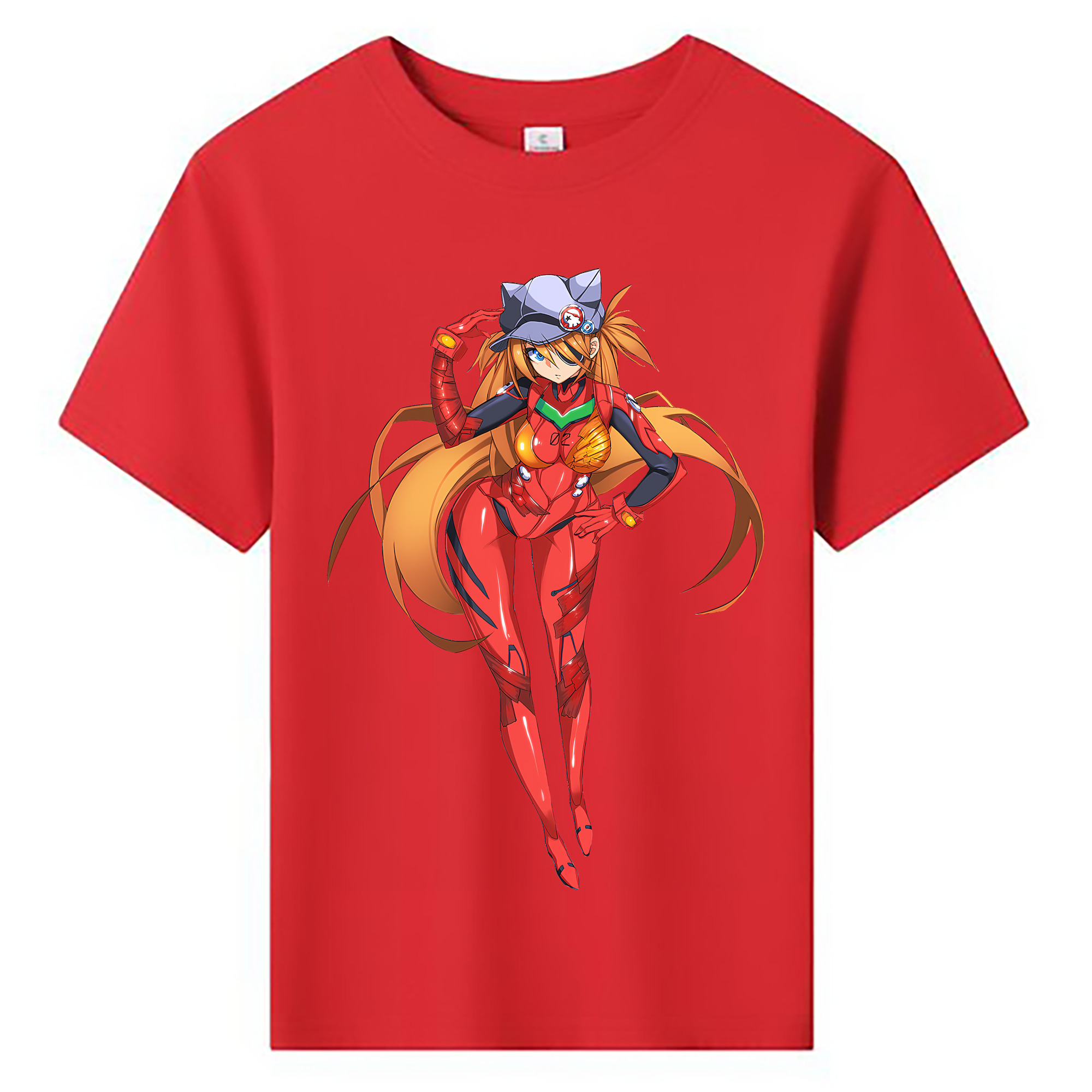 （画像用） EVA 新世紀エヴァンゲリオン 綿100％キッズTシャツ（フロントプリント）