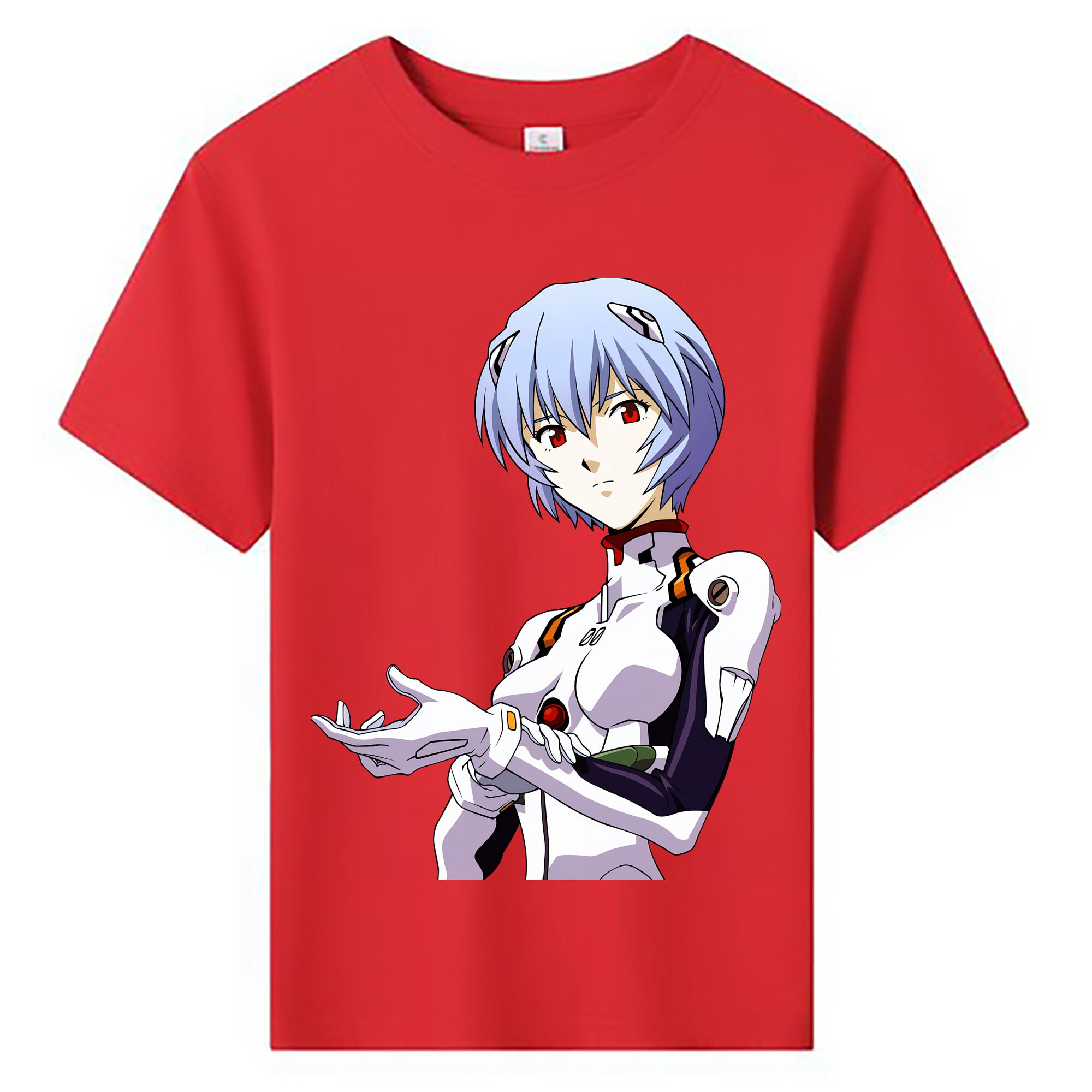 （画像用） EVA 新世紀エヴァンゲリオン 綿100％キッズTシャツ（フロントプリント）