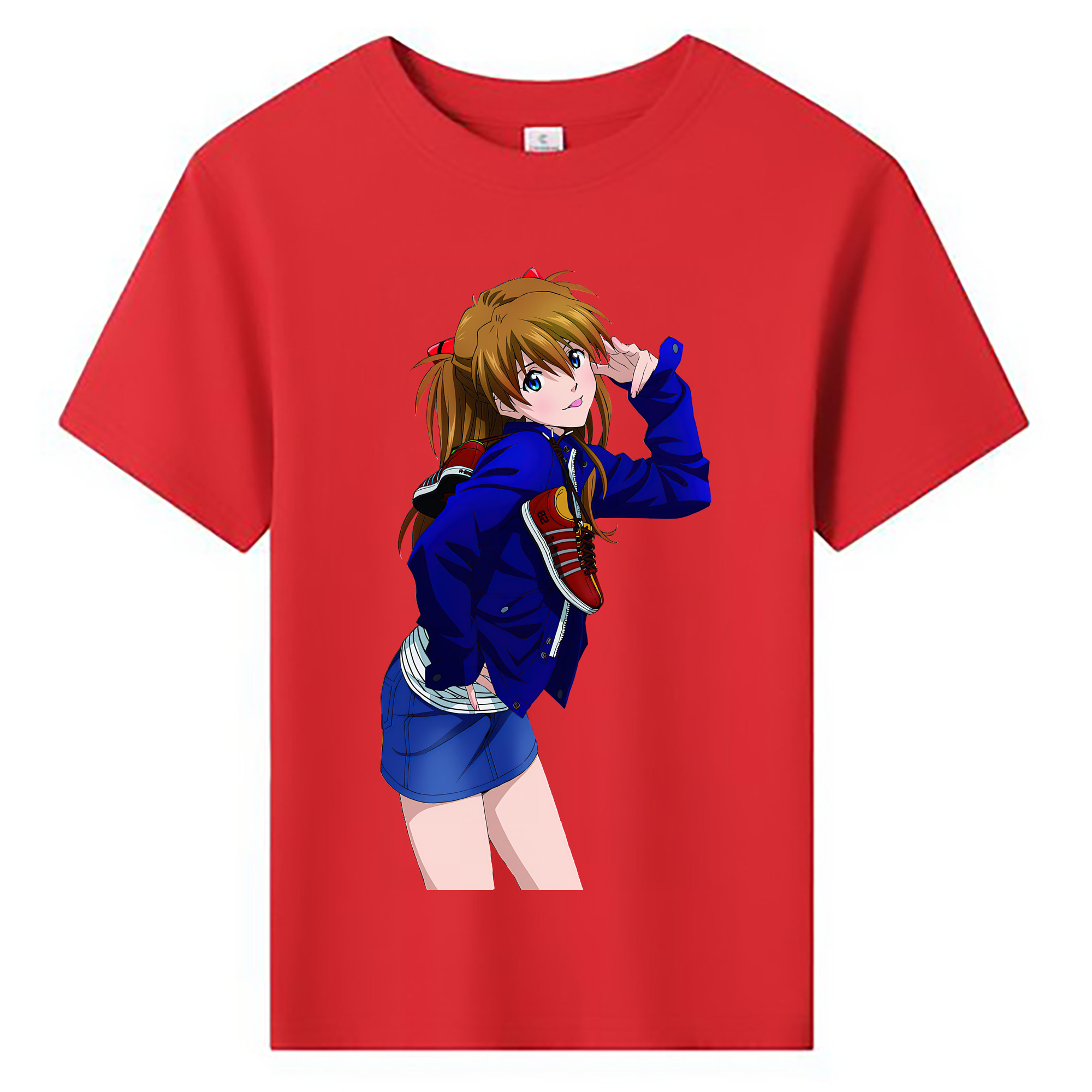 （画像用） EVA 新世紀エヴァンゲリオン 綿100％キッズTシャツ（フロントプリント）