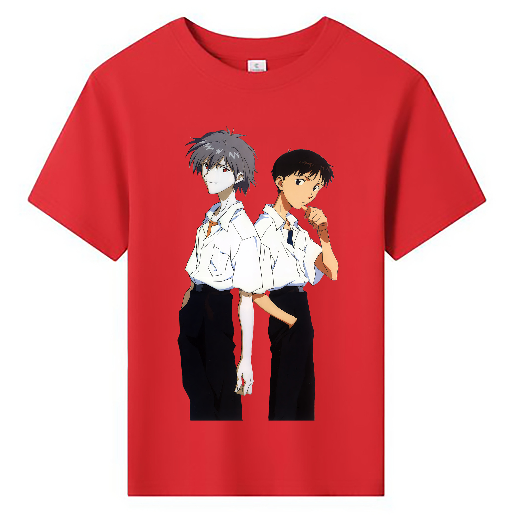 （画像用） EVA 新世紀エヴァンゲリオン 綿100％キッズTシャツ（フロントプリント）