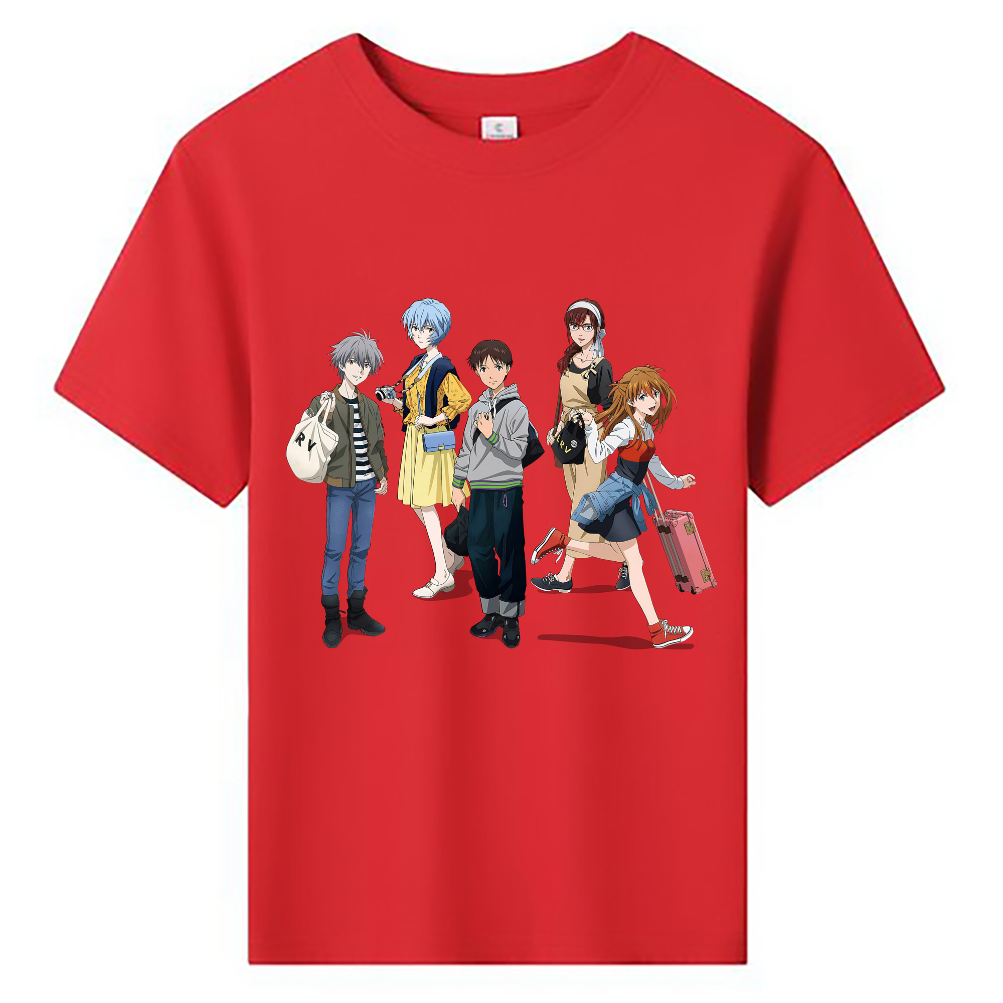 （画像用） EVA 新世紀エヴァンゲリオン 綿100％キッズTシャツ（フロントプリント）