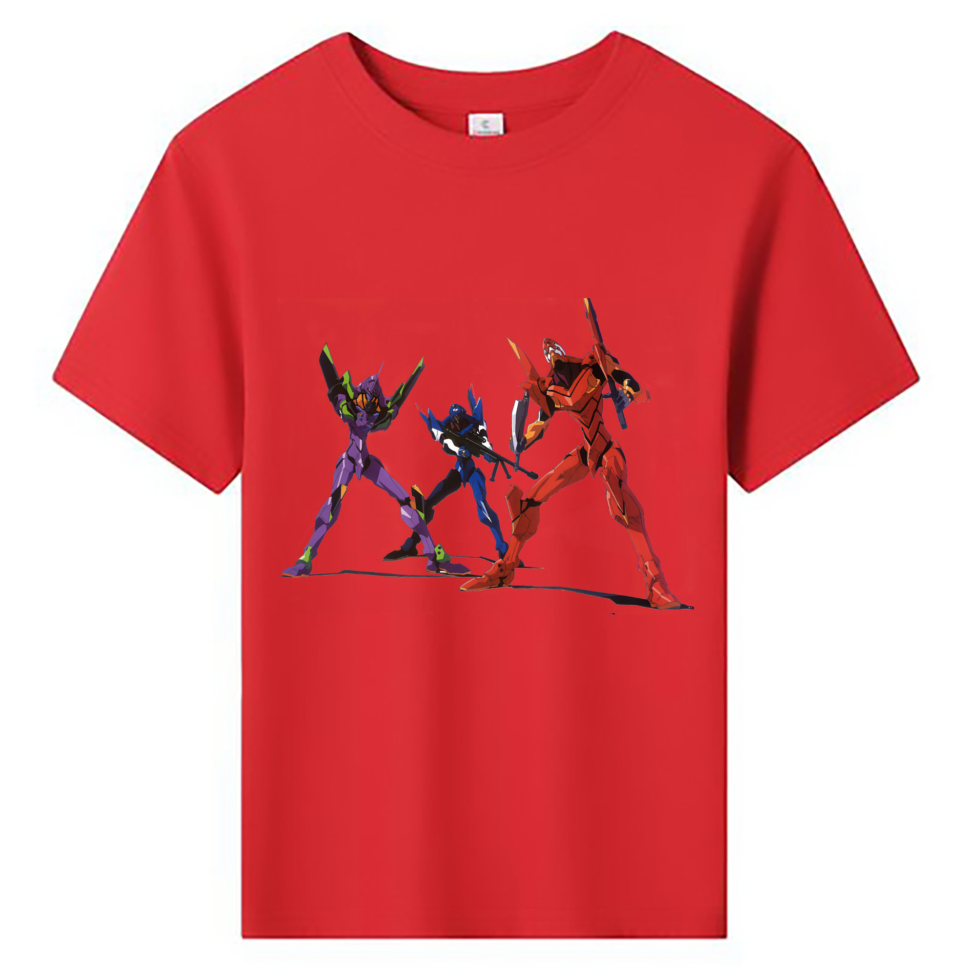 （画像用） EVA 新世紀エヴァンゲリオン 綿100％キッズTシャツ（フロントプリント）