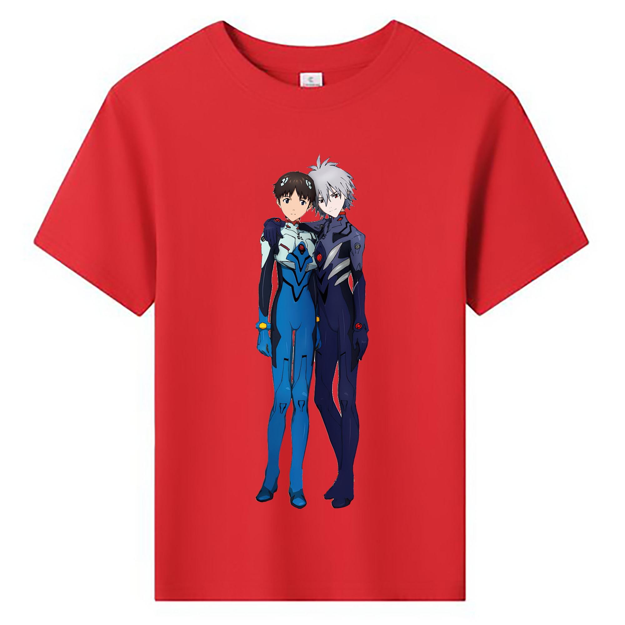 （画像用） EVA 新世紀エヴァンゲリオン 綿100％キッズTシャツ（フロントプリント）