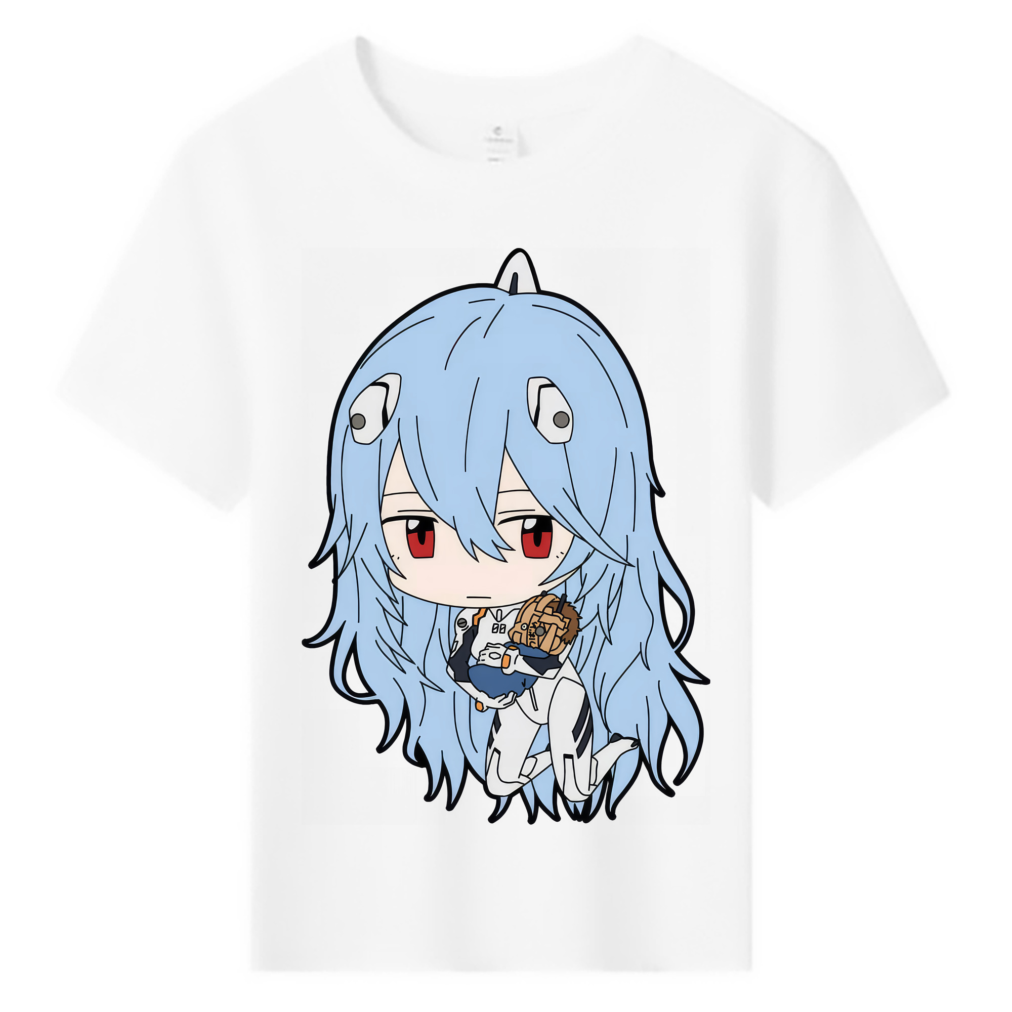 （画像用） EVA 新世紀エヴァンゲリオン 綿100％キッズTシャツ（フロントプリント）
