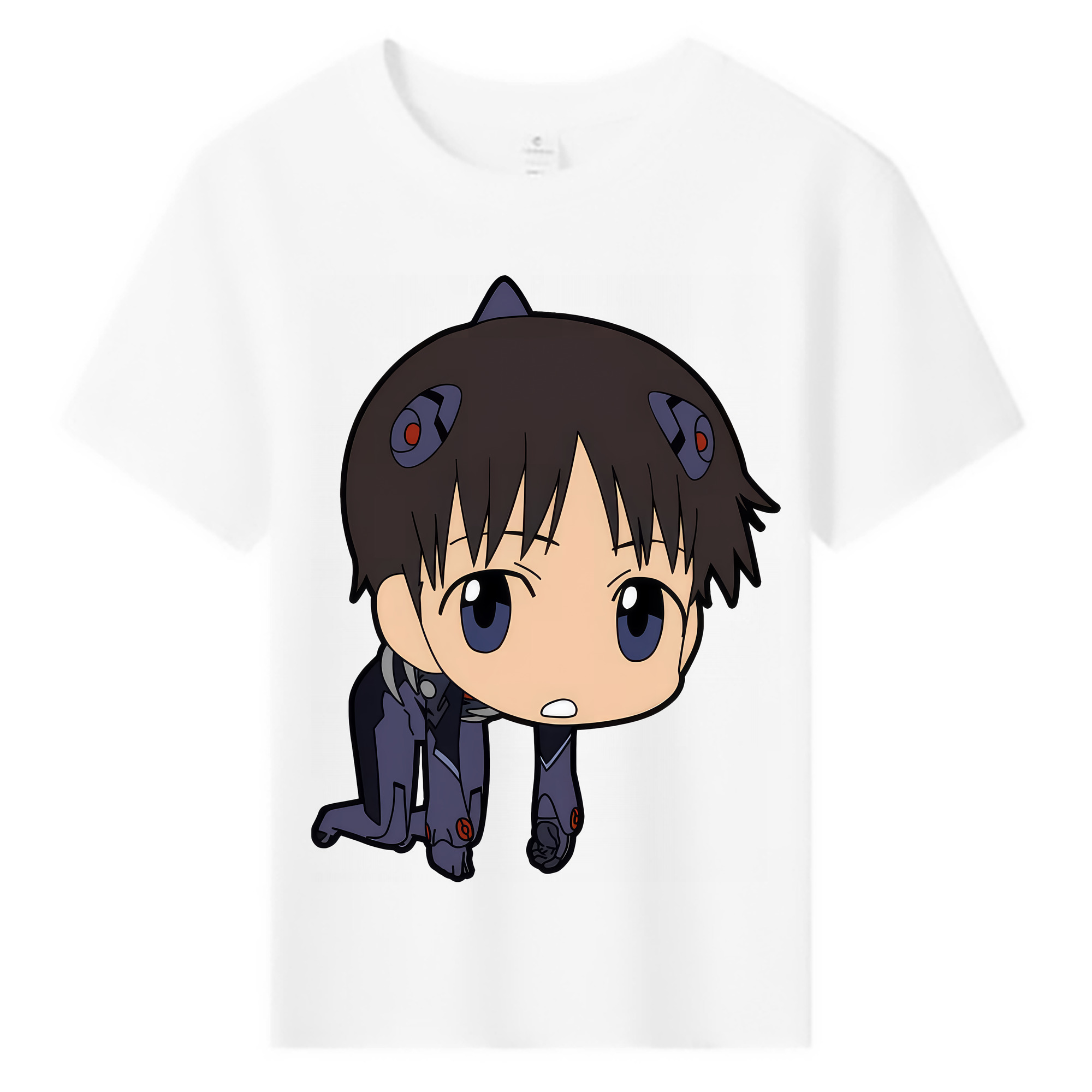 （画像用） EVA 新世紀エヴァンゲリオン 綿100％キッズTシャツ（フロントプリント）