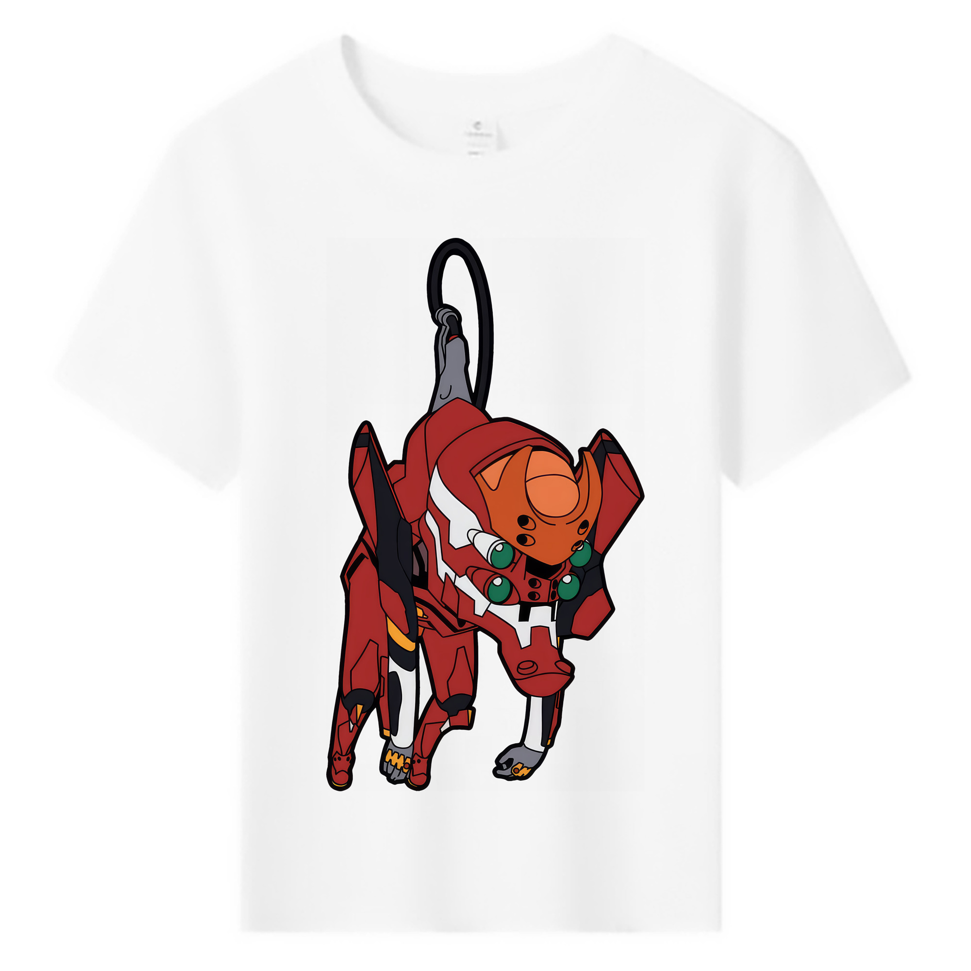 （画像用） EVA 新世紀エヴァンゲリオン 綿100％キッズTシャツ（フロントプリント）