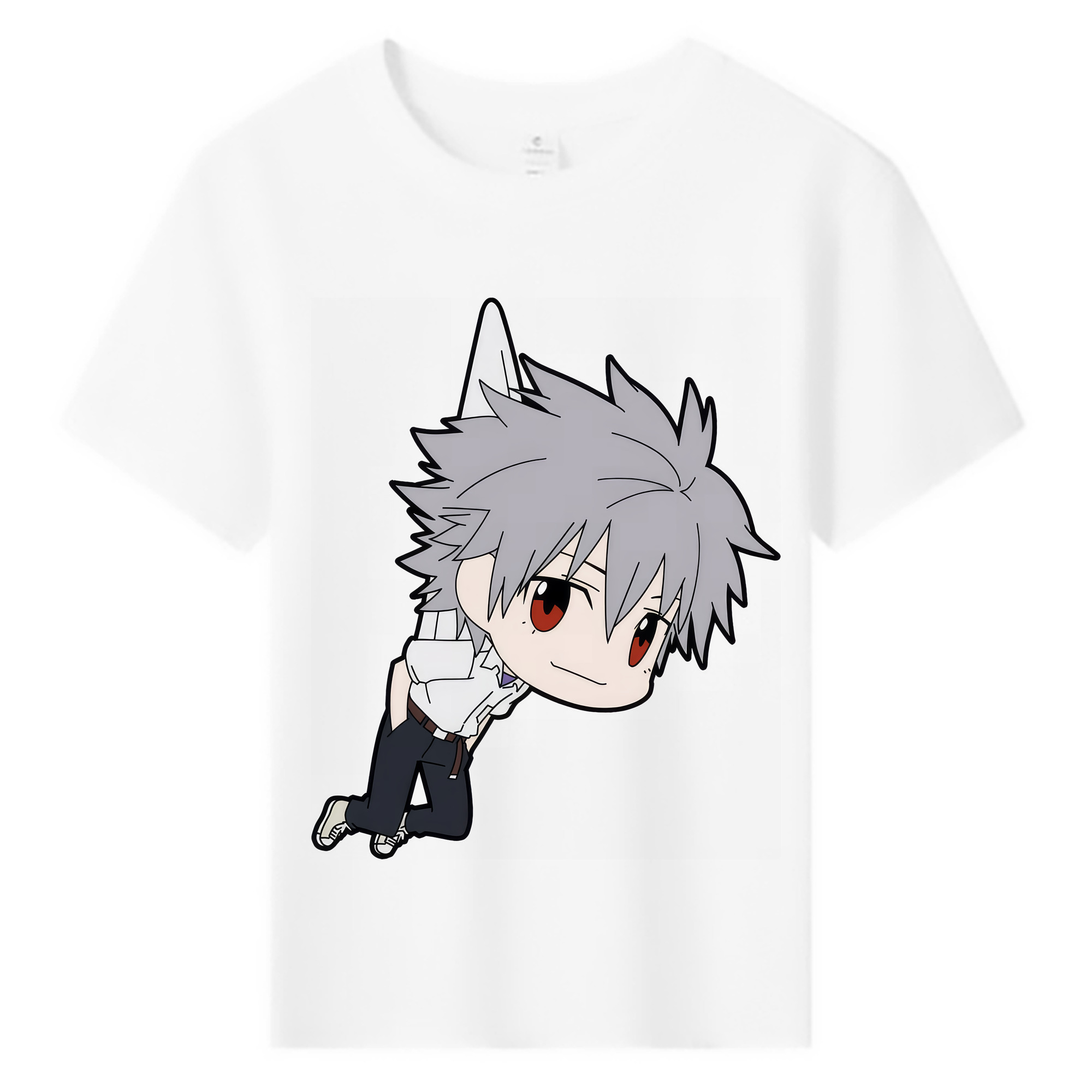 （画像用） EVA 新世紀エヴァンゲリオン 綿100％キッズTシャツ（フロントプリント）