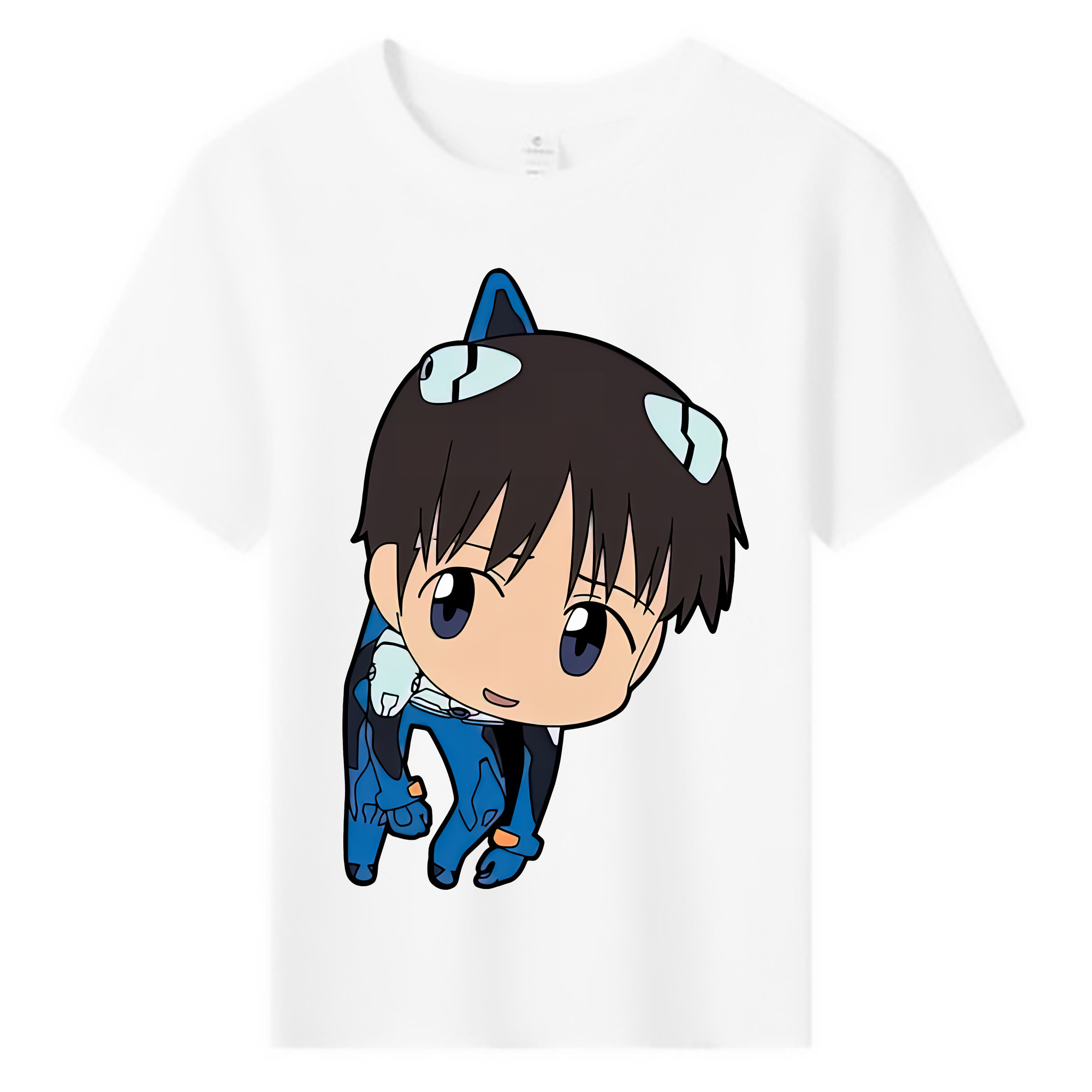 （画像用） EVA 新世紀エヴァンゲリオン 綿100％キッズTシャツ（フロントプリント）