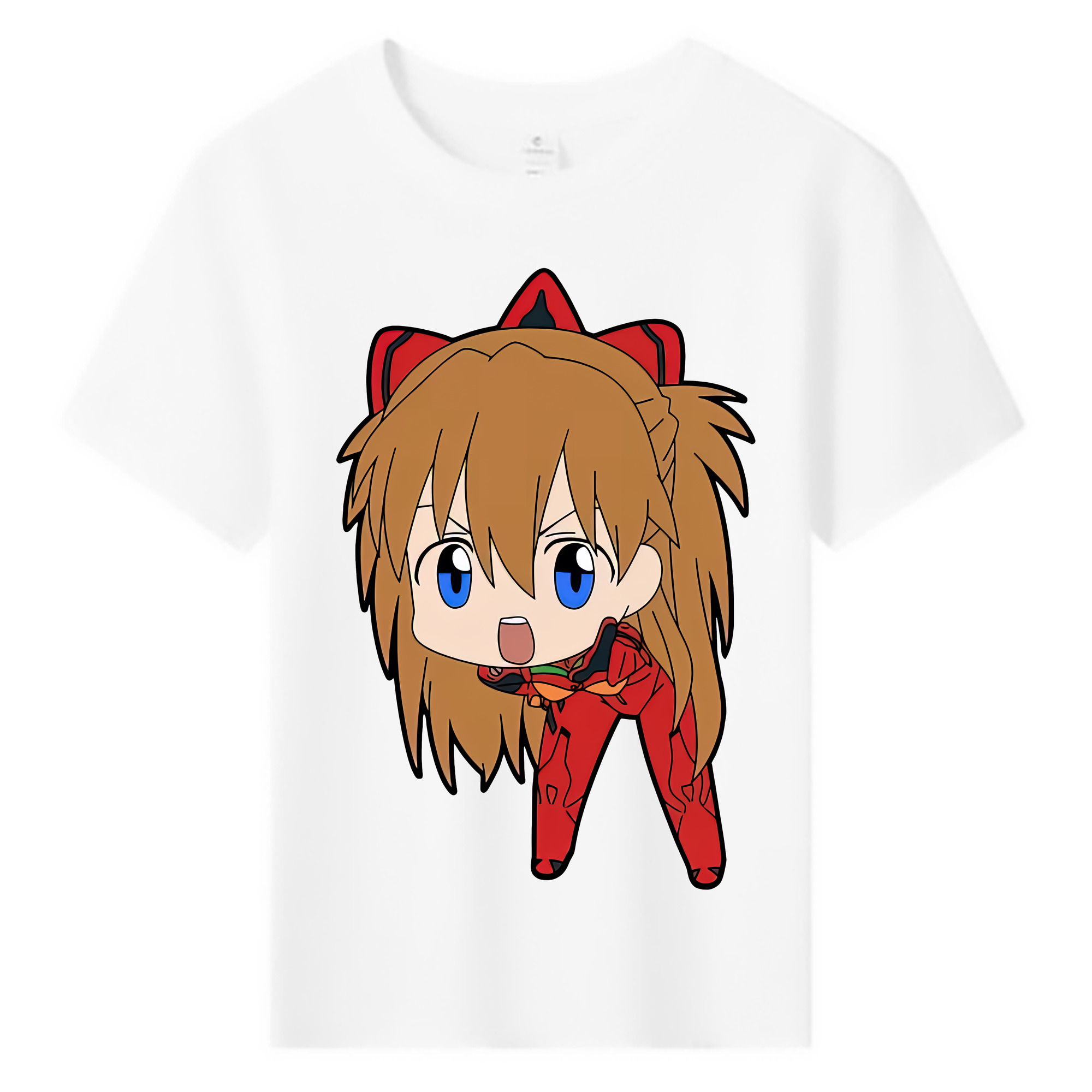 （画像用） EVA 新世紀エヴァンゲリオン 綿100％キッズTシャツ（フロントプリント）