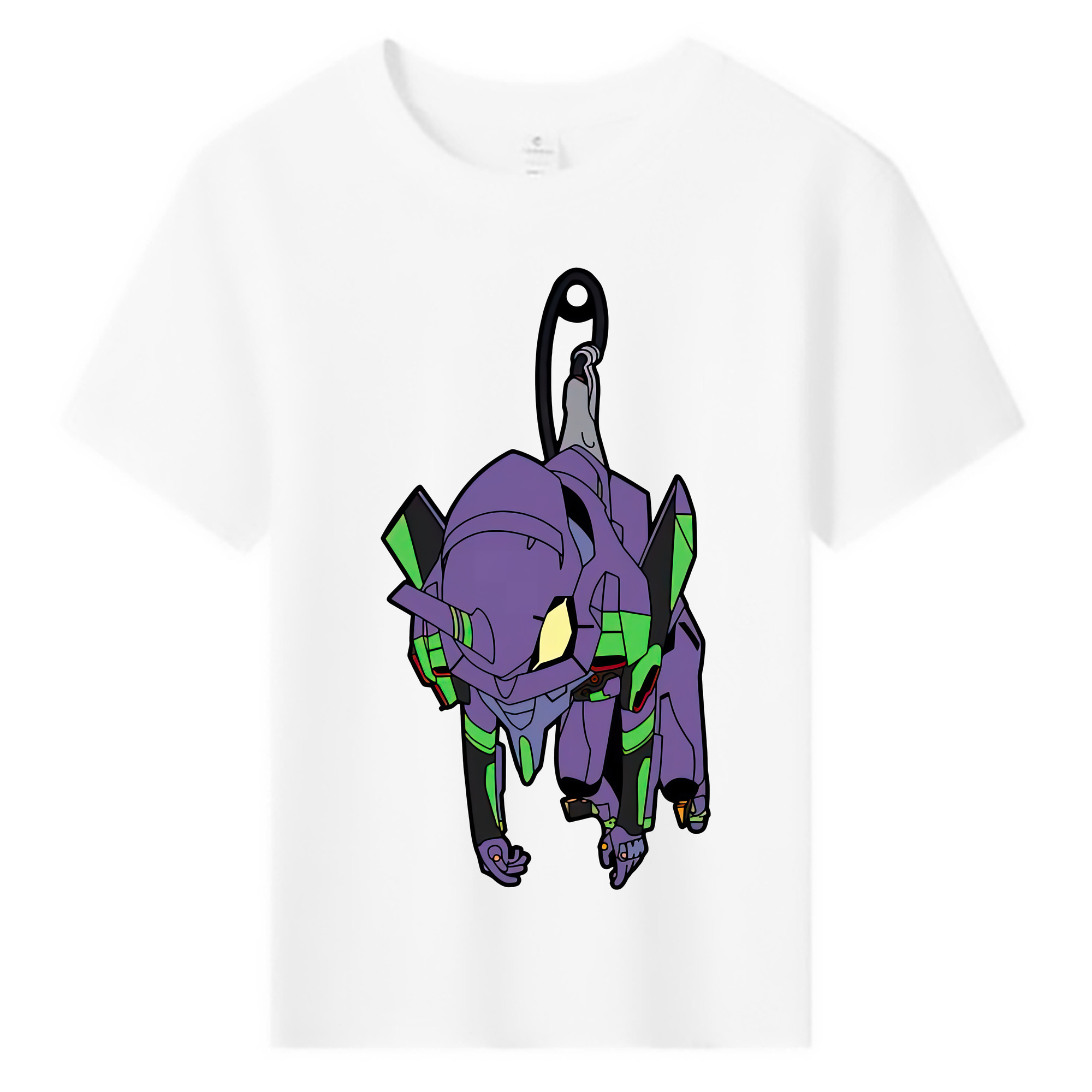 （画像用） EVA 新世紀エヴァンゲリオン 綿100％キッズTシャツ（フロントプリント）