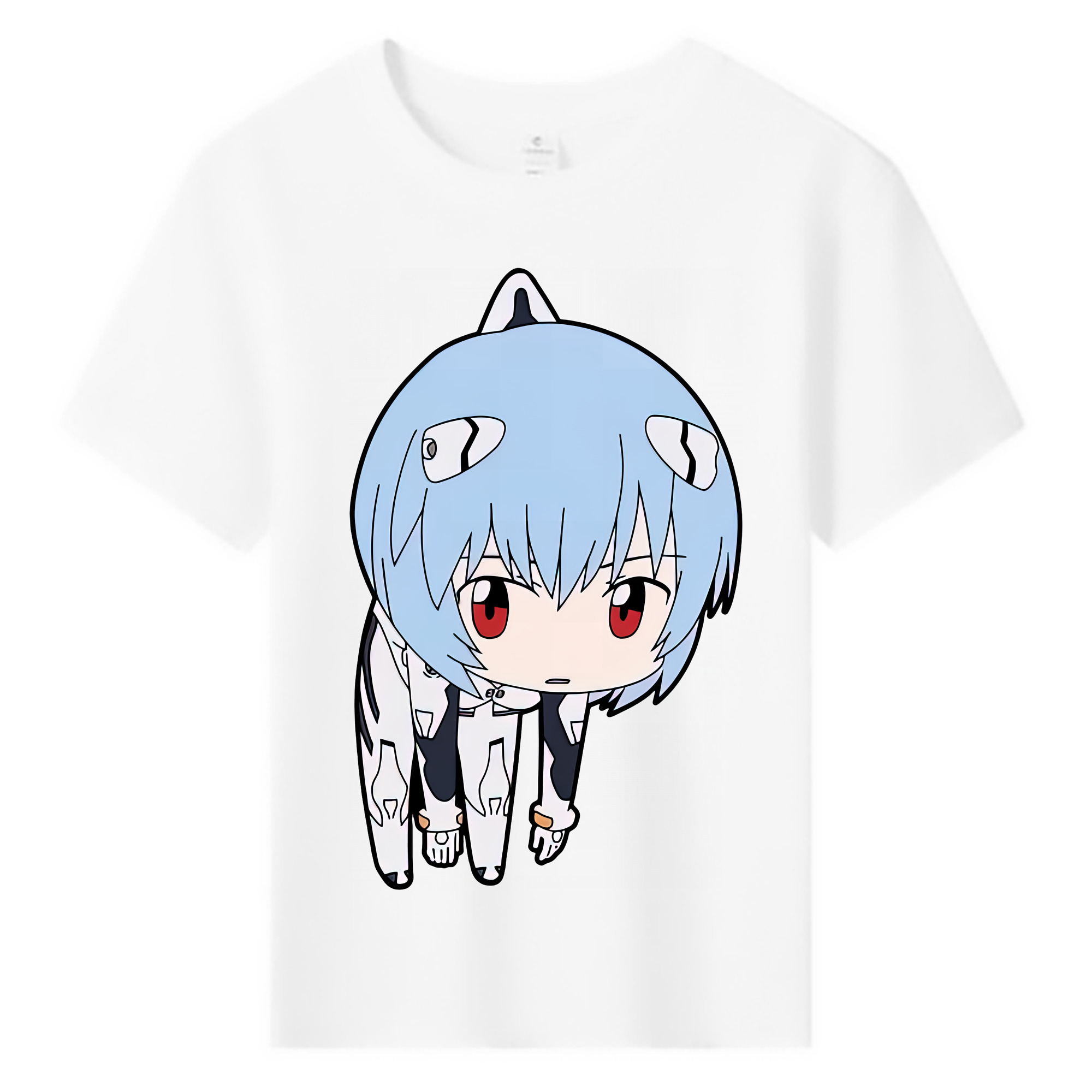 （画像用） EVA 新世紀エヴァンゲリオン 綿100％キッズTシャツ（フロントプリント）