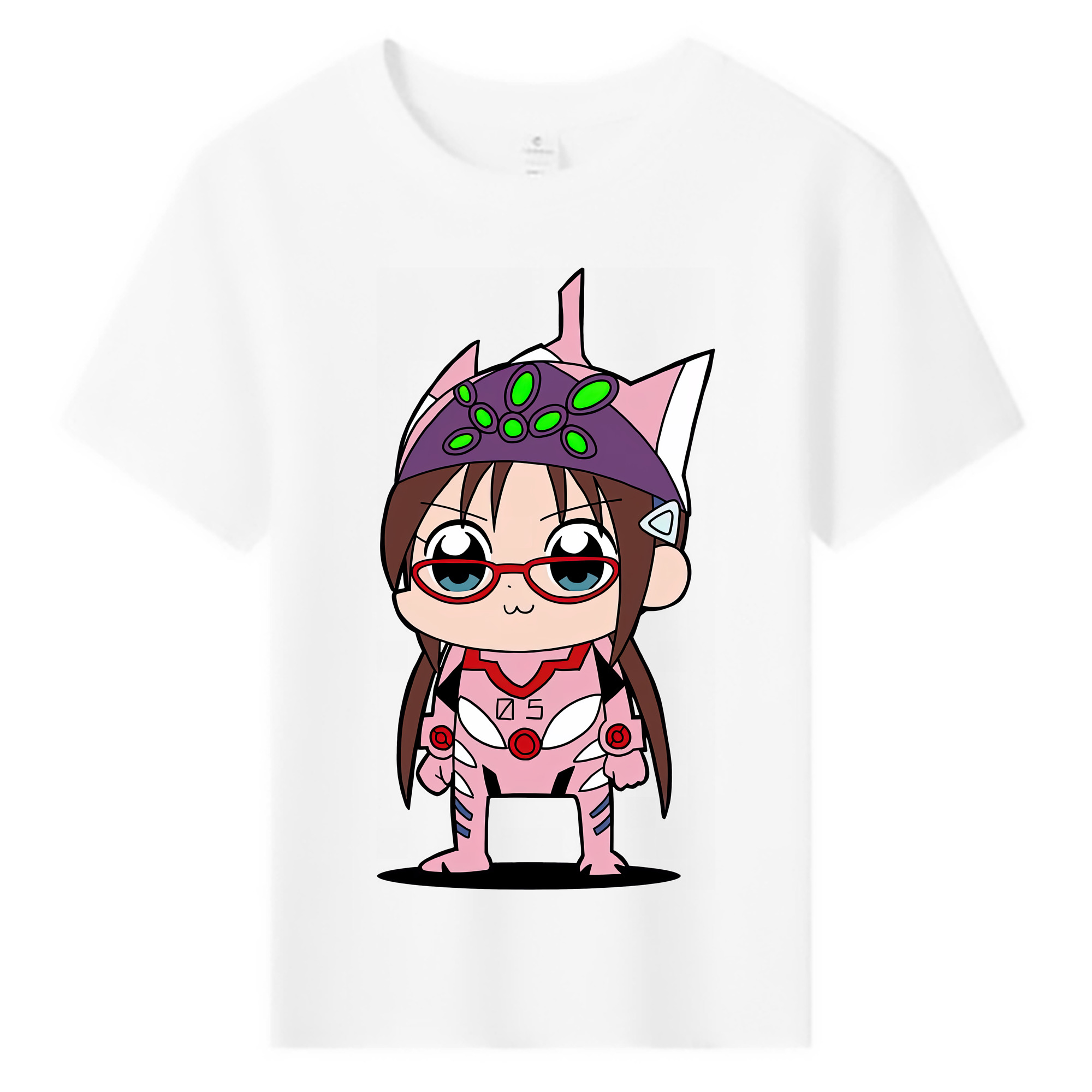 （画像用） EVA 新世紀エヴァンゲリオン 綿100％キッズTシャツ（フロントプリント）