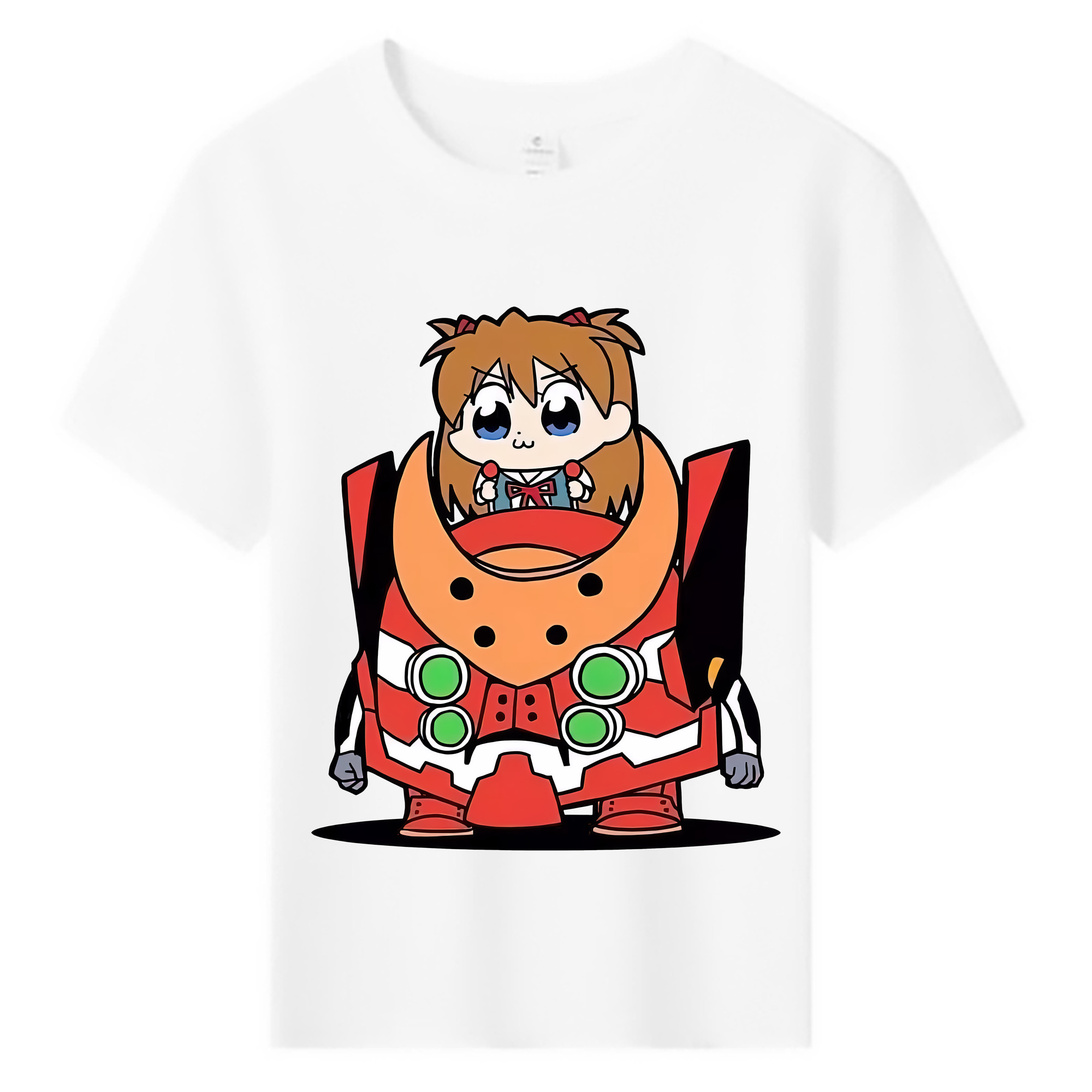 （画像用） EVA 新世紀エヴァンゲリオン 綿100％キッズTシャツ（フロントプリント）