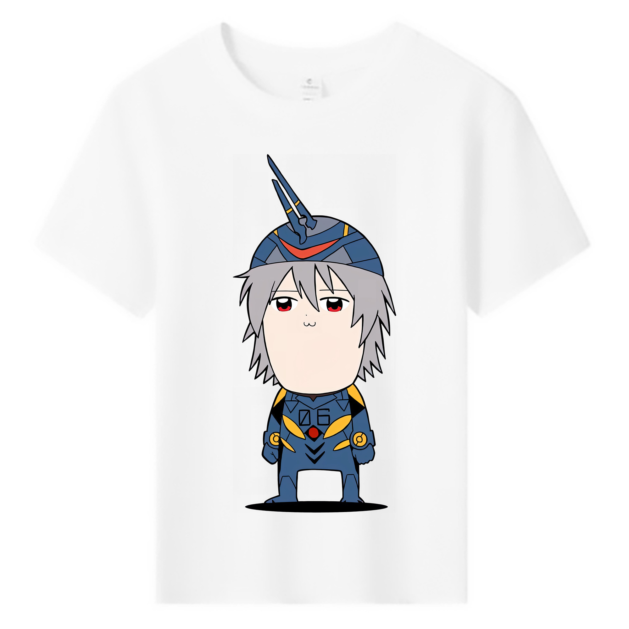 （画像用） EVA 新世紀エヴァンゲリオン 綿100％キッズTシャツ（フロントプリント）