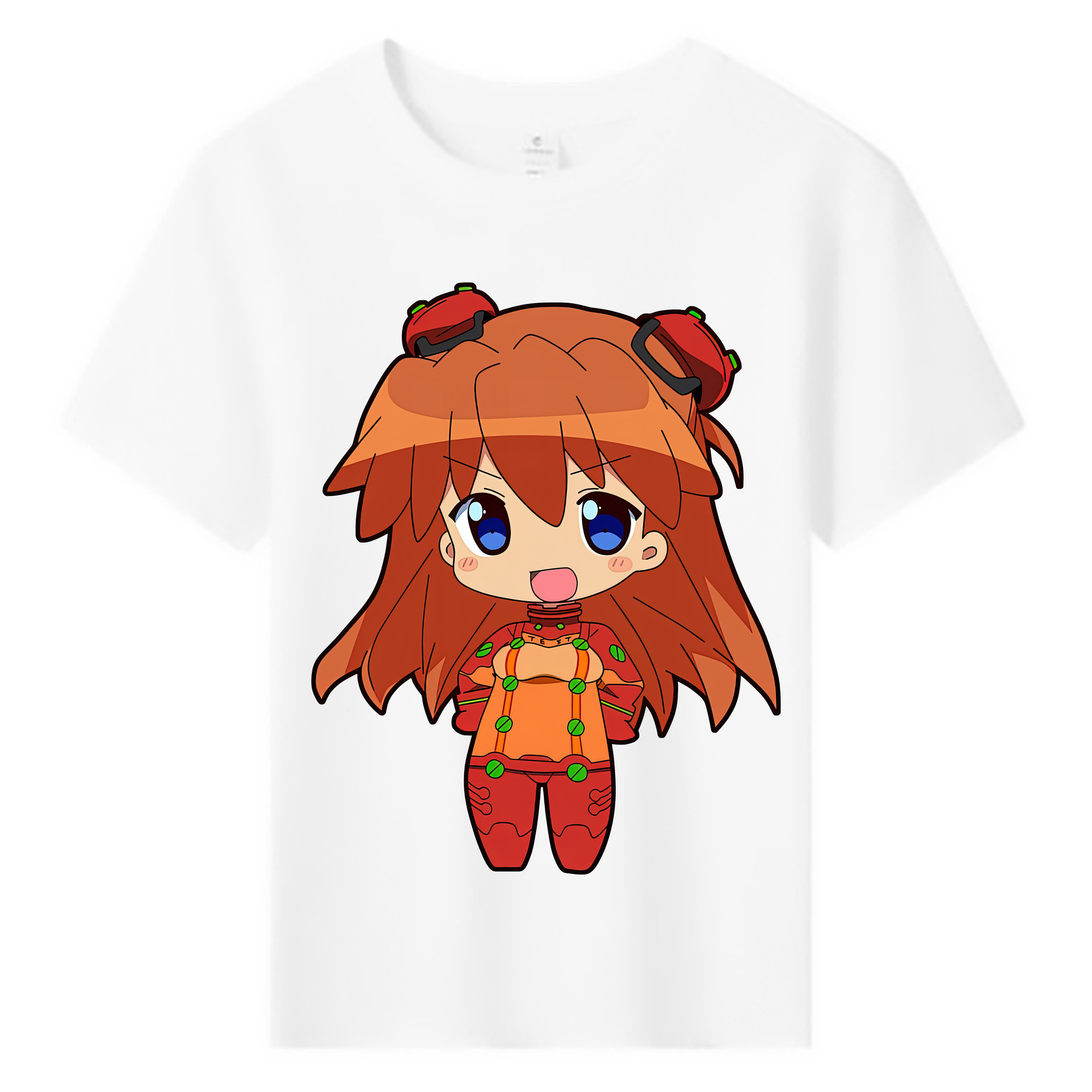 （画像用） EVA 新世紀エヴァンゲリオン 綿100％キッズTシャツ（フロントプリント）