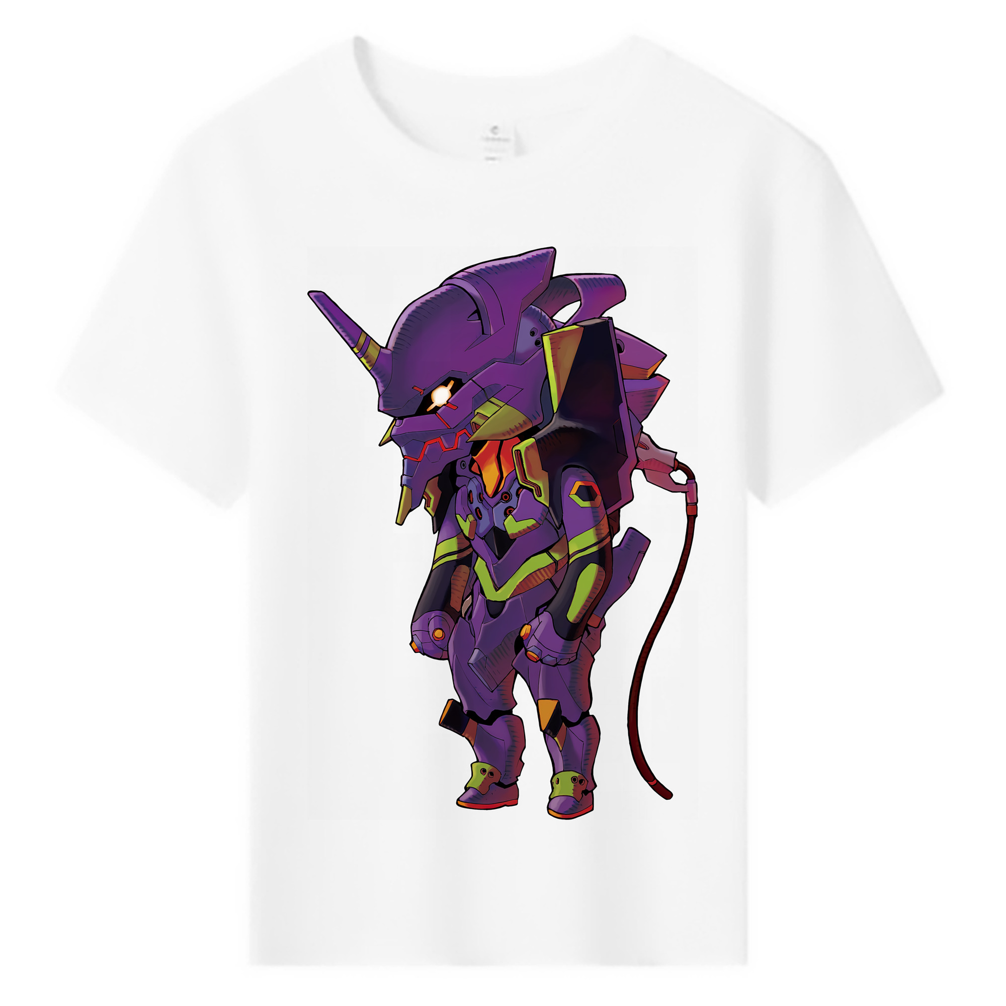 （画像用） EVA 新世紀エヴァンゲリオン 綿100％キッズTシャツ（フロントプリント）