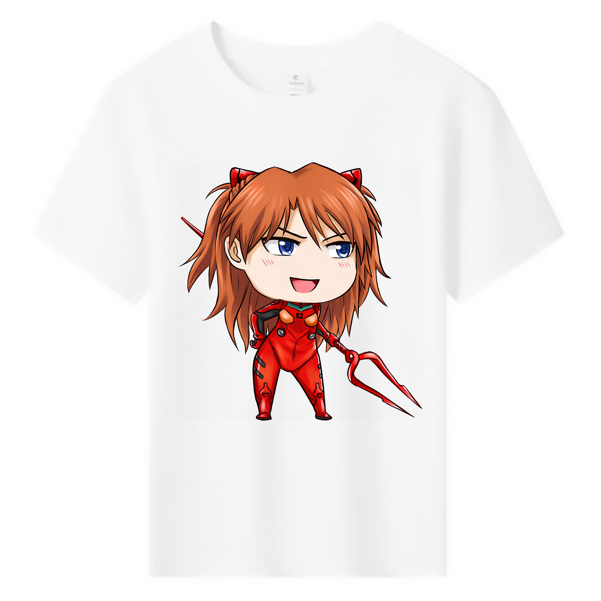 （画像用） EVA 新世紀エヴァンゲリオン 綿100％キッズTシャツ（フロントプリント）