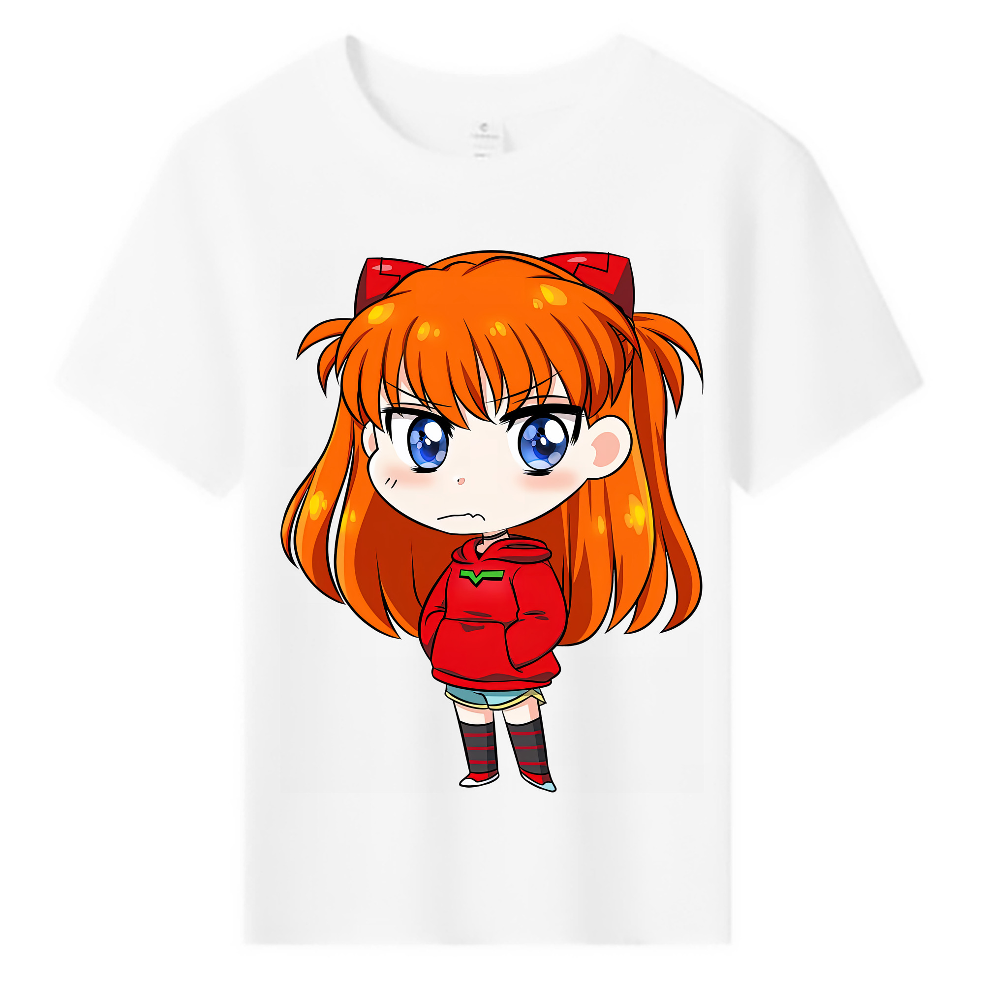 （画像用） EVA 新世紀エヴァンゲリオン 綿100％キッズTシャツ（フロントプリント）