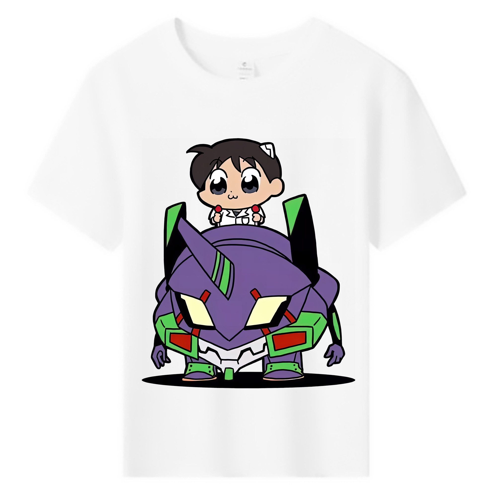 （画像用） EVA 新世紀エヴァンゲリオン 綿100％キッズTシャツ（フロントプリント）