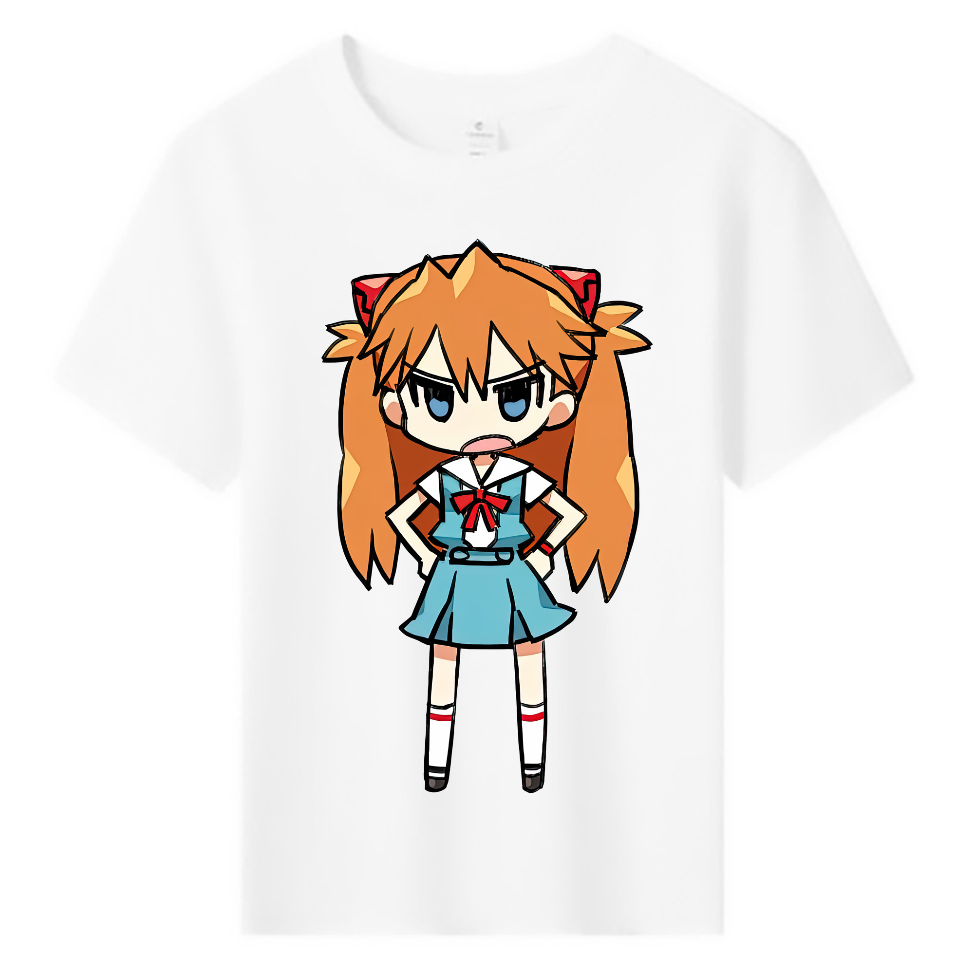 （画像用） EVA 新世紀エヴァンゲリオン 綿100％キッズTシャツ（フロントプリント）