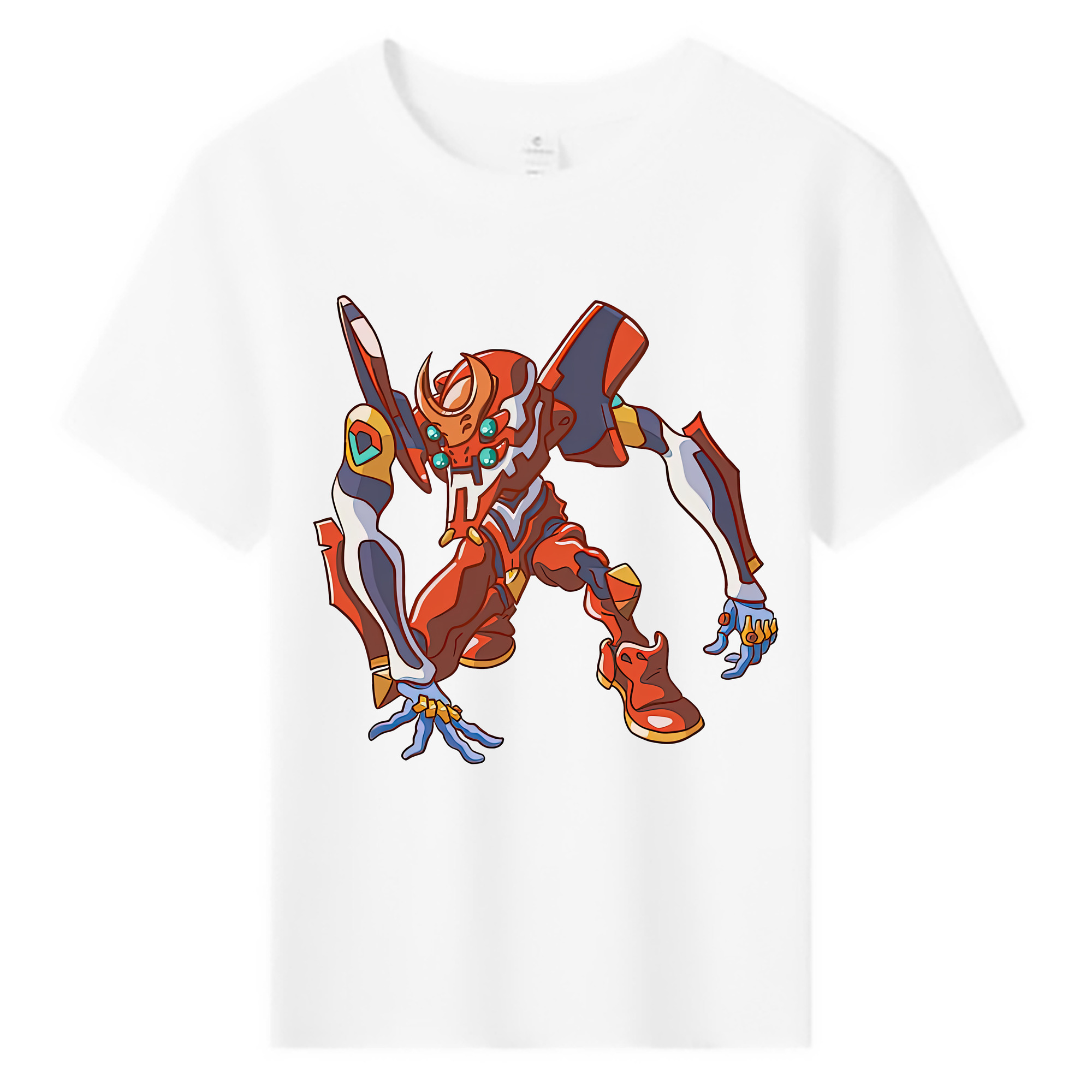 （画像用） EVA 新世紀エヴァンゲリオン 綿100％キッズTシャツ（フロントプリント）