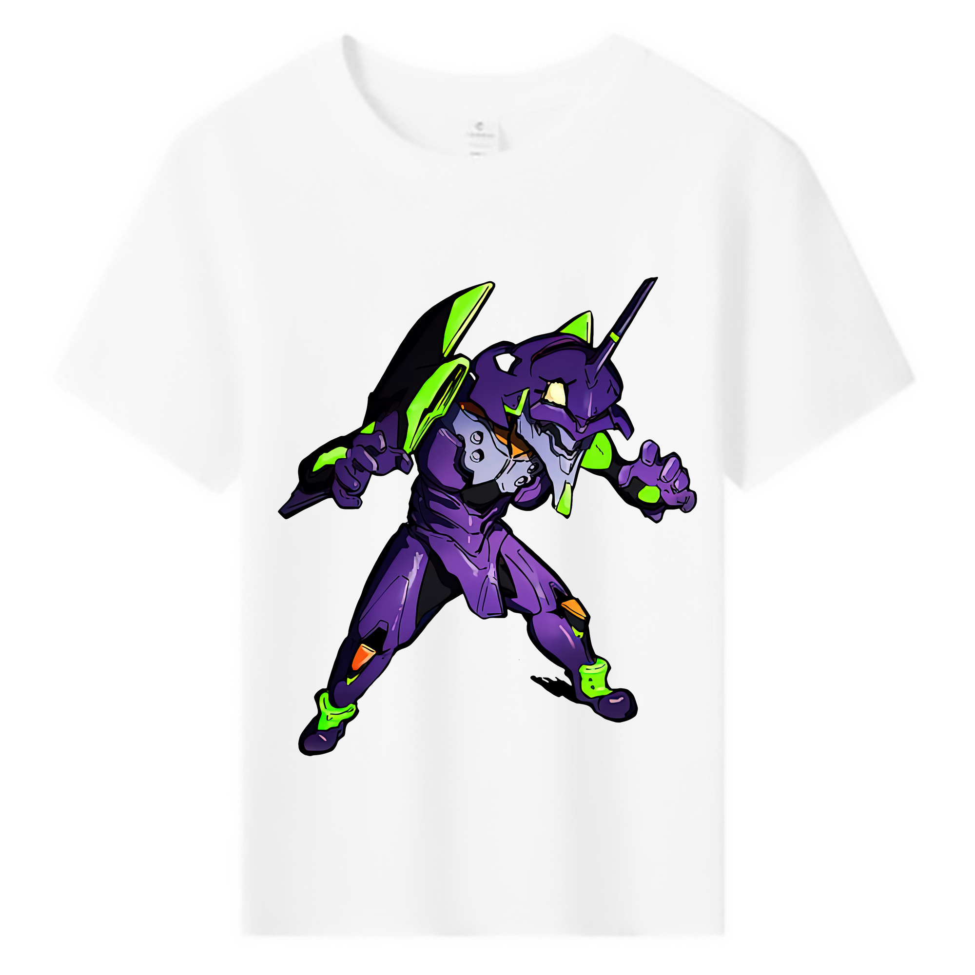 （画像用） EVA 新世紀エヴァンゲリオン 綿100％キッズTシャツ（フロントプリント）