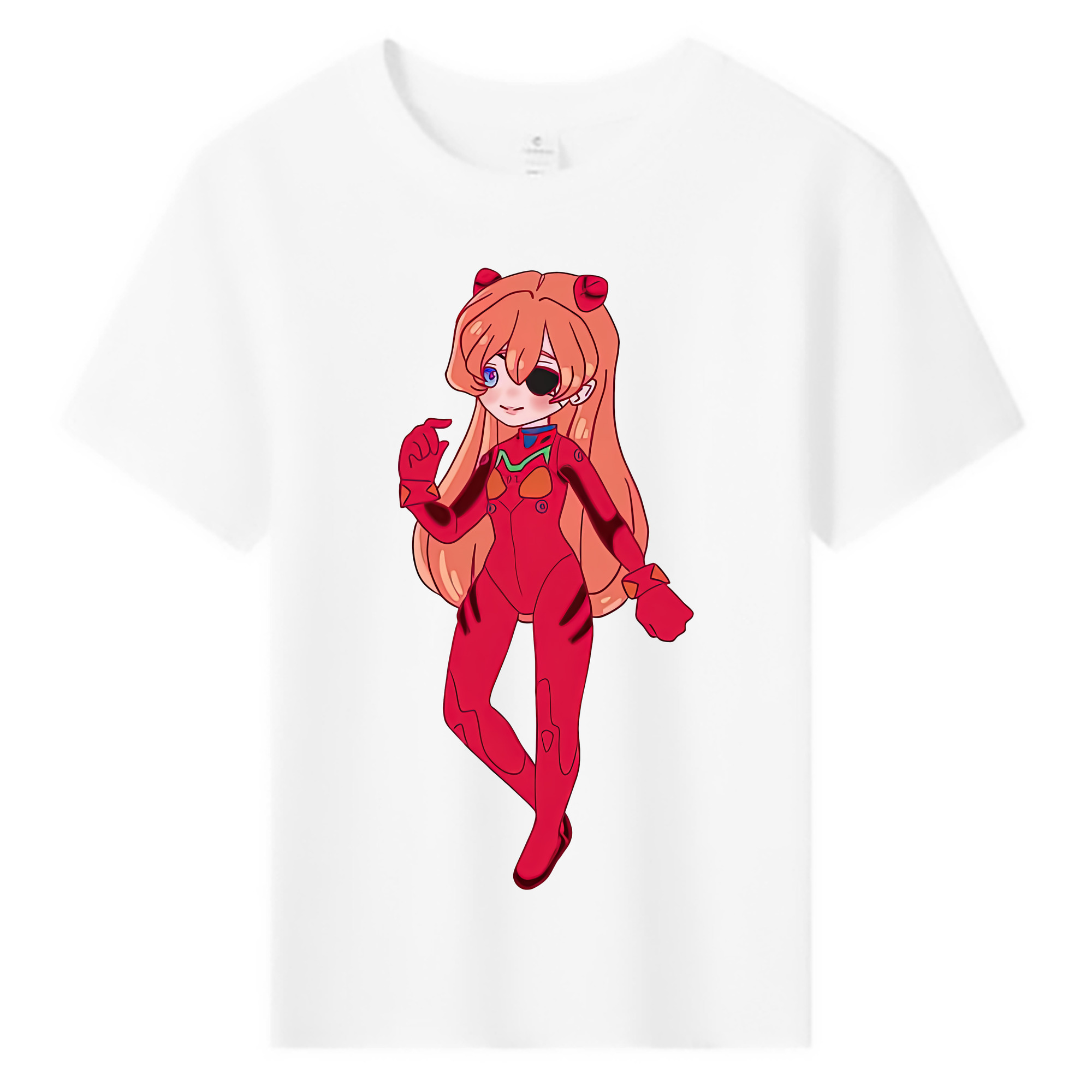 （画像用） EVA 新世紀エヴァンゲリオン 綿100％キッズTシャツ（フロントプリント）