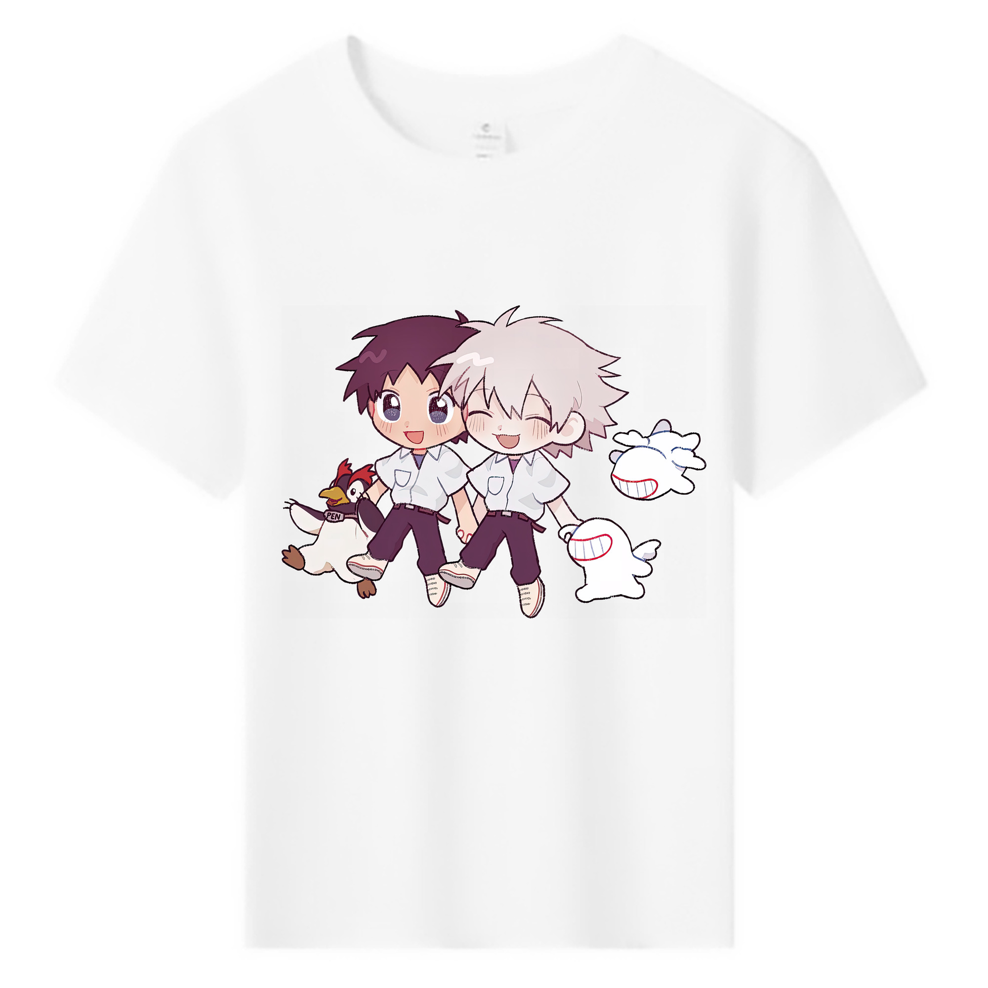 （画像用） EVA 新世紀エヴァンゲリオン 綿100％キッズTシャツ（フロントプリント）