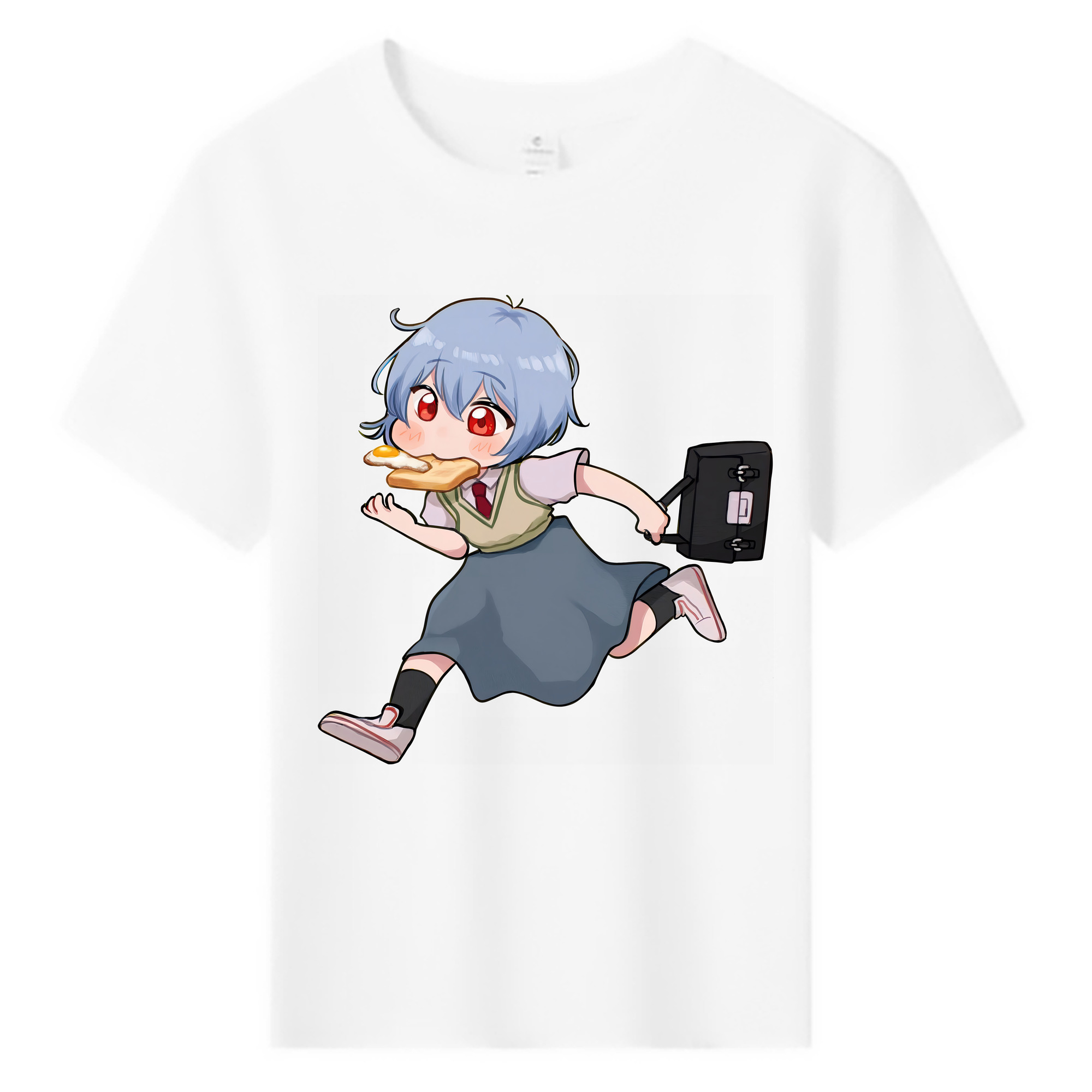 （画像用） EVA 新世紀エヴァンゲリオン 綿100％キッズTシャツ（フロントプリント）