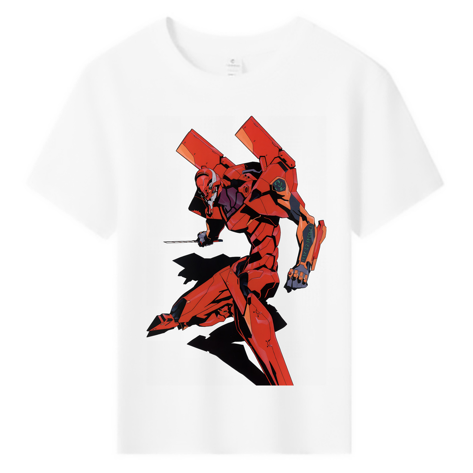 （画像用） EVA 新世紀エヴァンゲリオン 綿100％キッズTシャツ（フロントプリント）