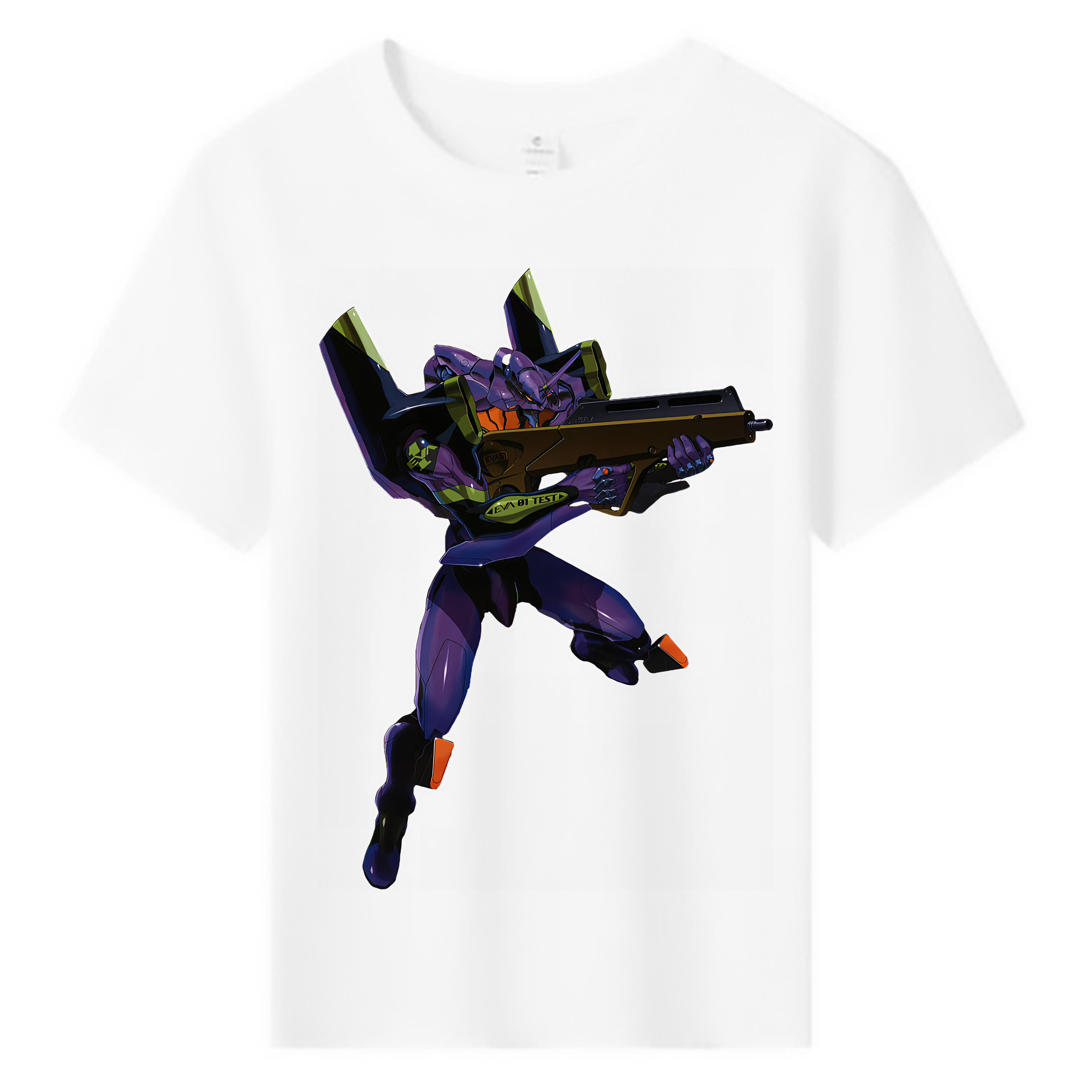 （画像用） EVA 新世紀エヴァンゲリオン 綿100％キッズTシャツ（フロントプリント）