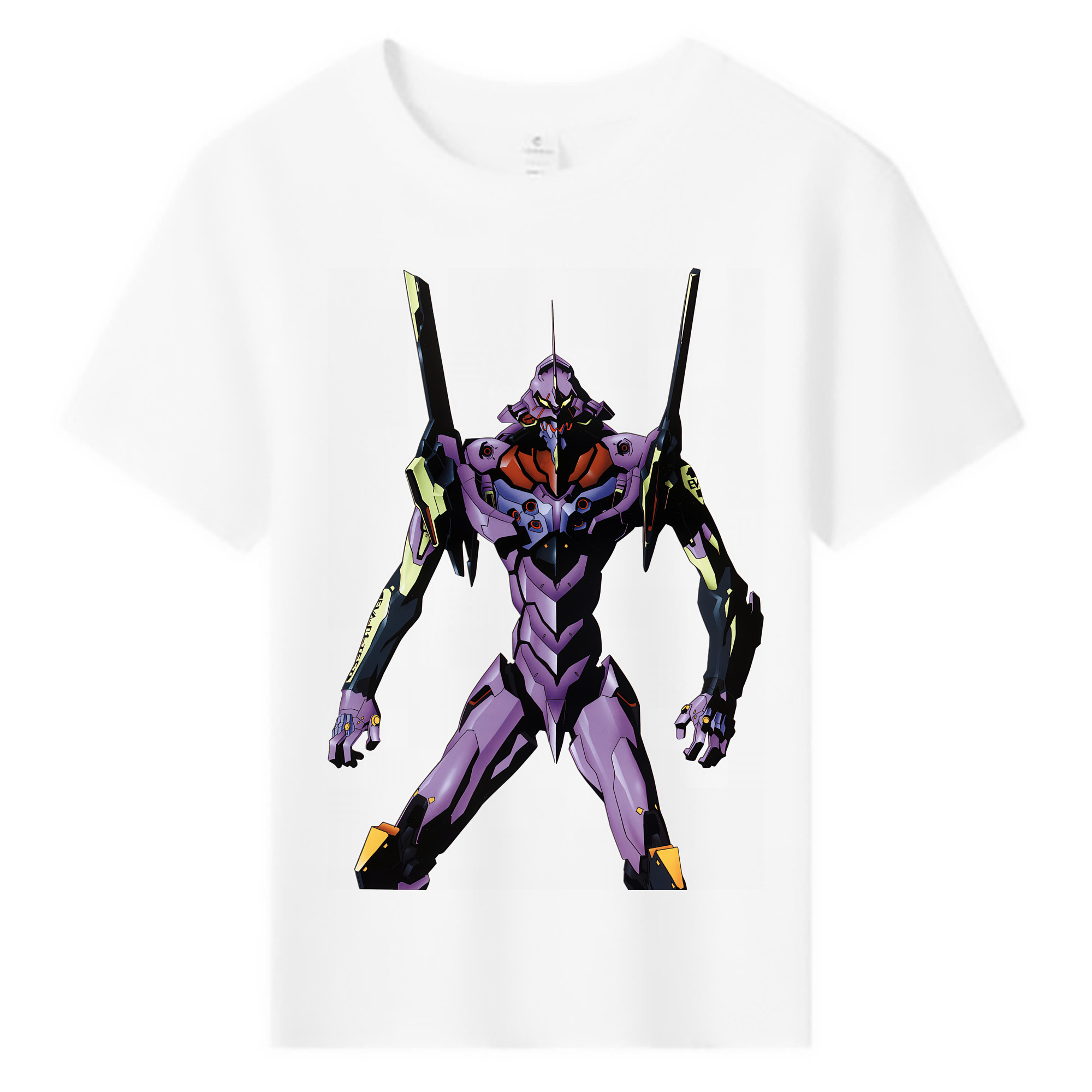 （画像用） EVA 新世紀エヴァンゲリオン 綿100％キッズTシャツ（フロントプリント）