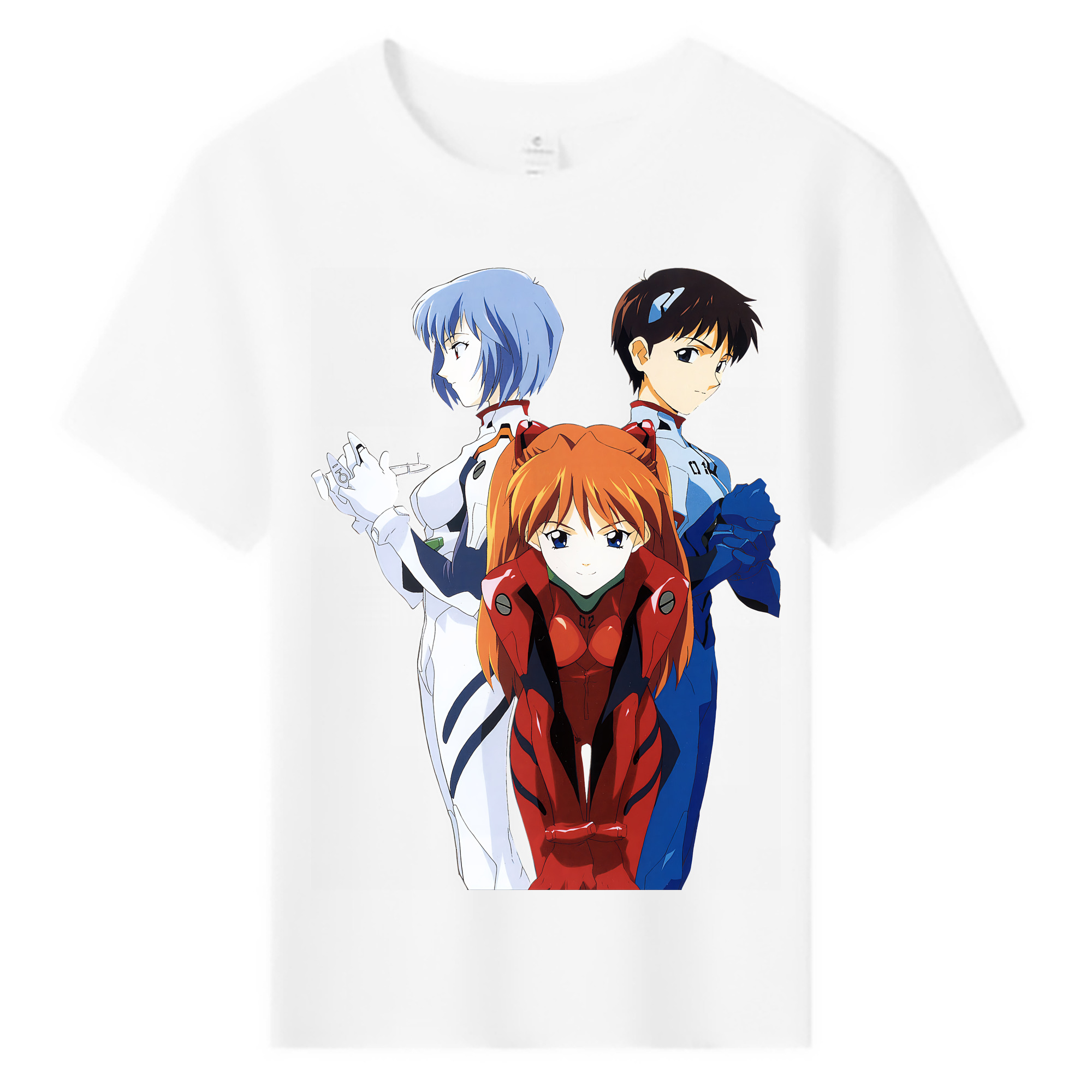 （画像用） EVA 新世紀エヴァンゲリオン 綿100％キッズTシャツ（フロントプリント）