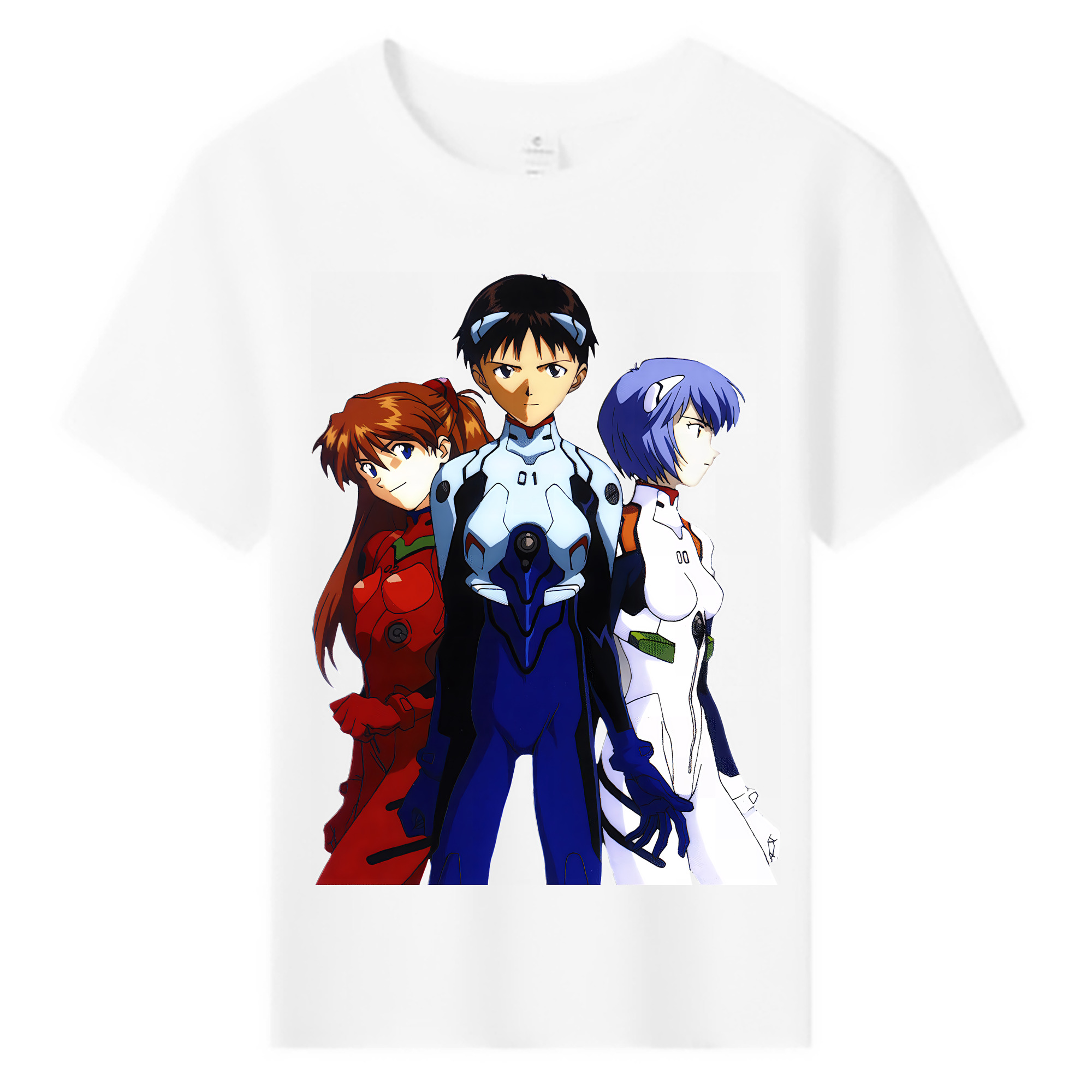 （画像用） EVA 新世紀エヴァンゲリオン 綿100％キッズTシャツ（フロントプリント）