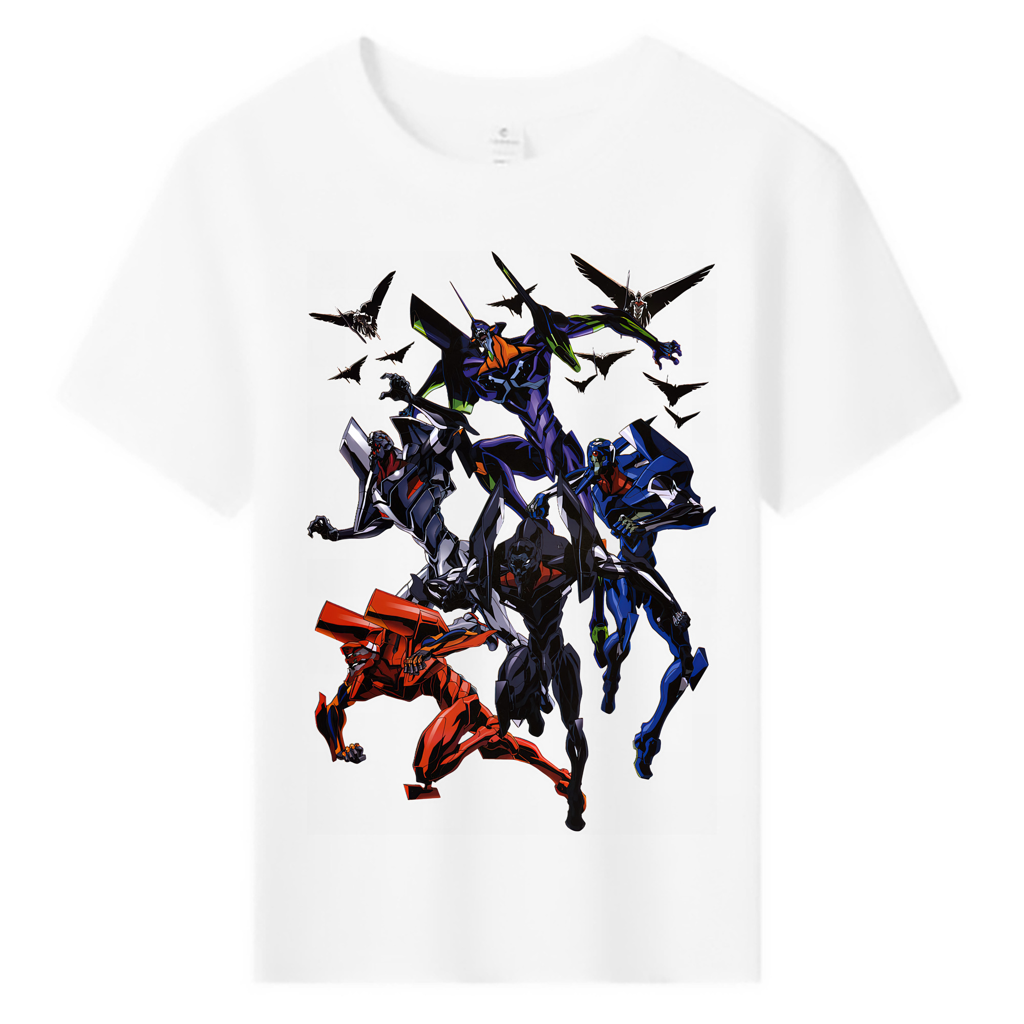（画像用） EVA 新世紀エヴァンゲリオン 綿100％キッズTシャツ（フロントプリント）