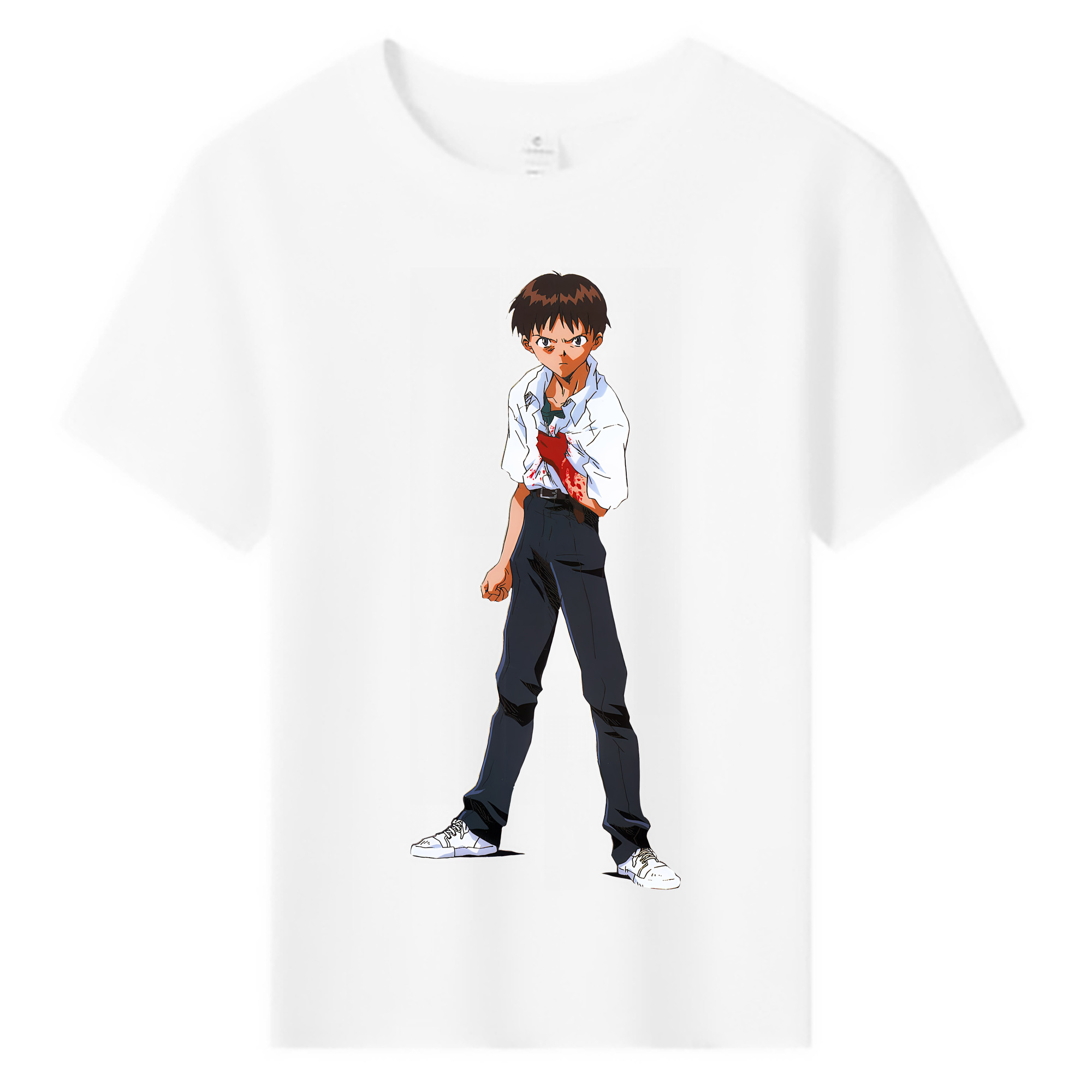 （画像用） EVA 新世紀エヴァンゲリオン 綿100％キッズTシャツ（フロントプリント）