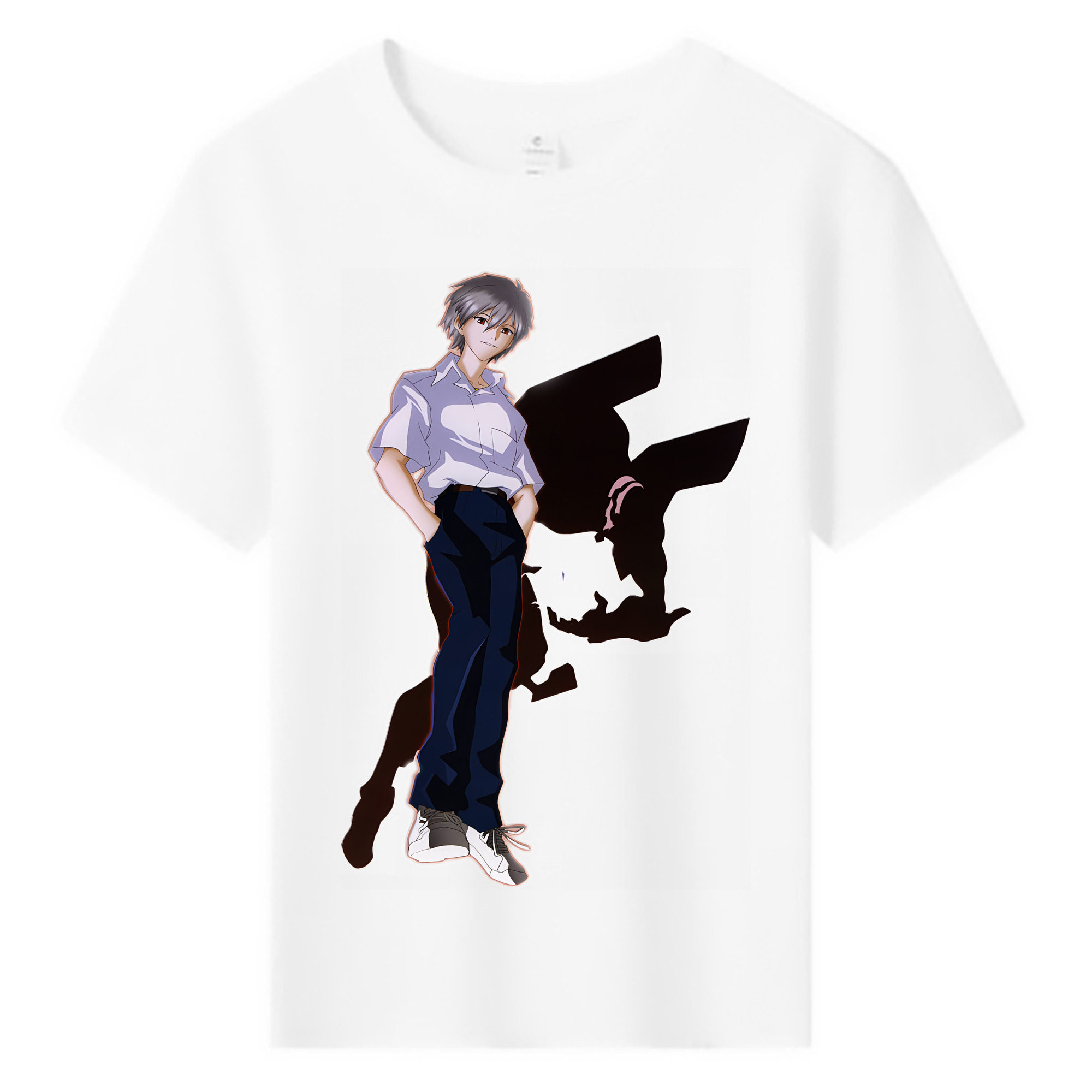 （画像用） EVA 新世紀エヴァンゲリオン 綿100％キッズTシャツ（フロントプリント）