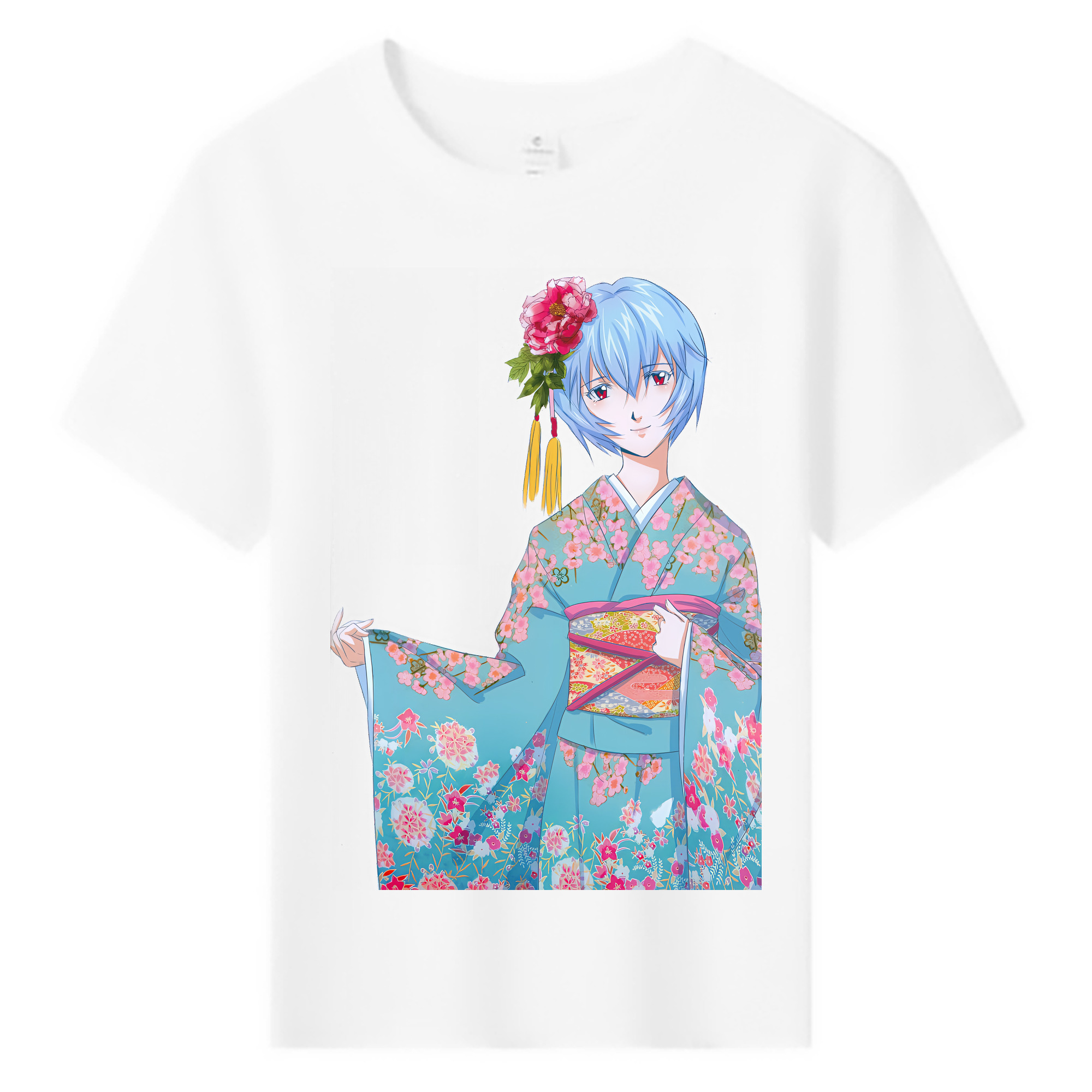 （画像用） EVA 新世紀エヴァンゲリオン 綿100％キッズTシャツ（フロントプリント）