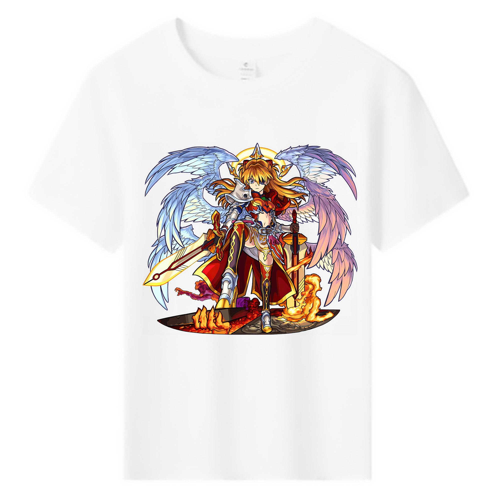 （画像用） EVA 新世紀エヴァンゲリオン 綿100％キッズTシャツ（フロントプリント）