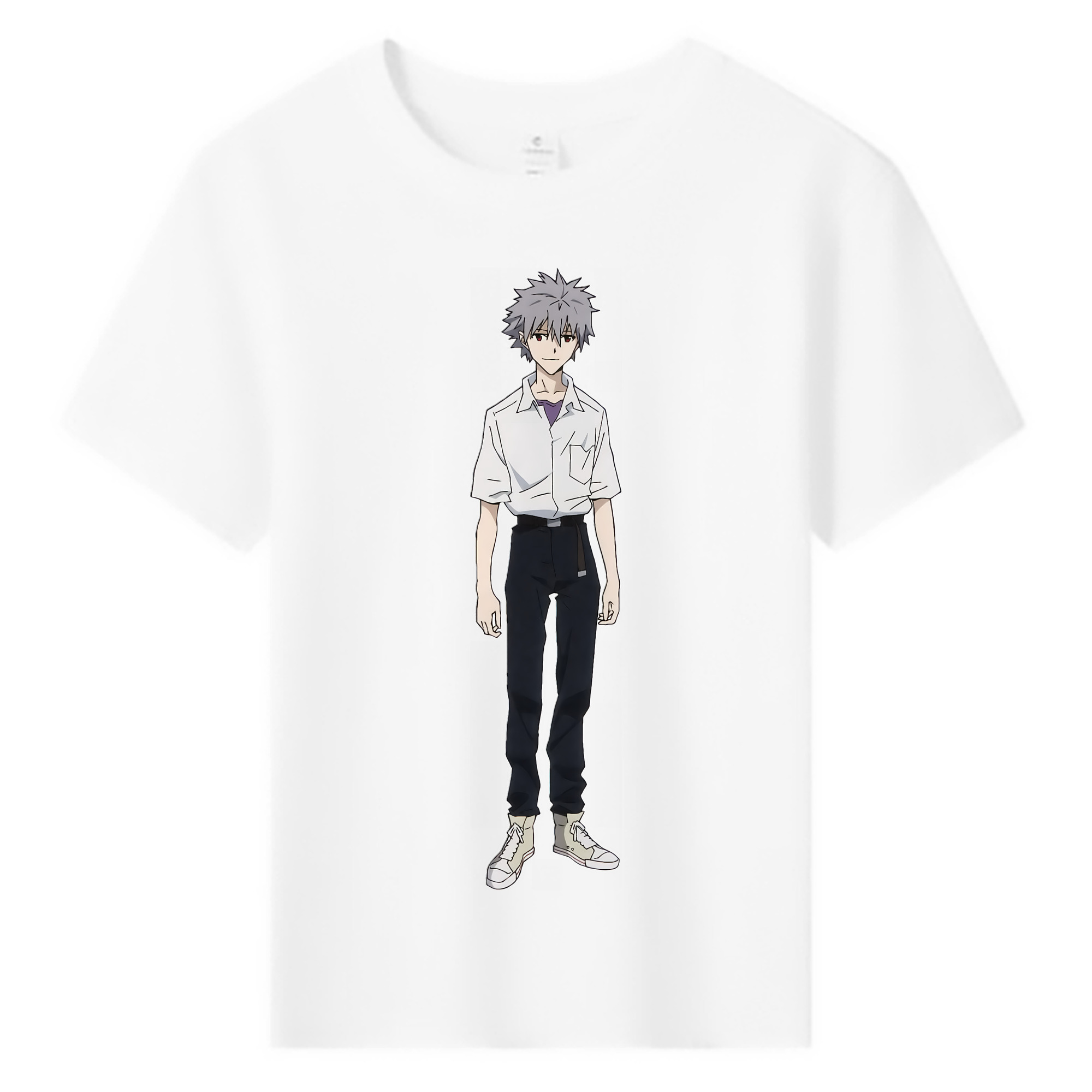 （画像用） EVA 新世紀エヴァンゲリオン 綿100％キッズTシャツ（フロントプリント）