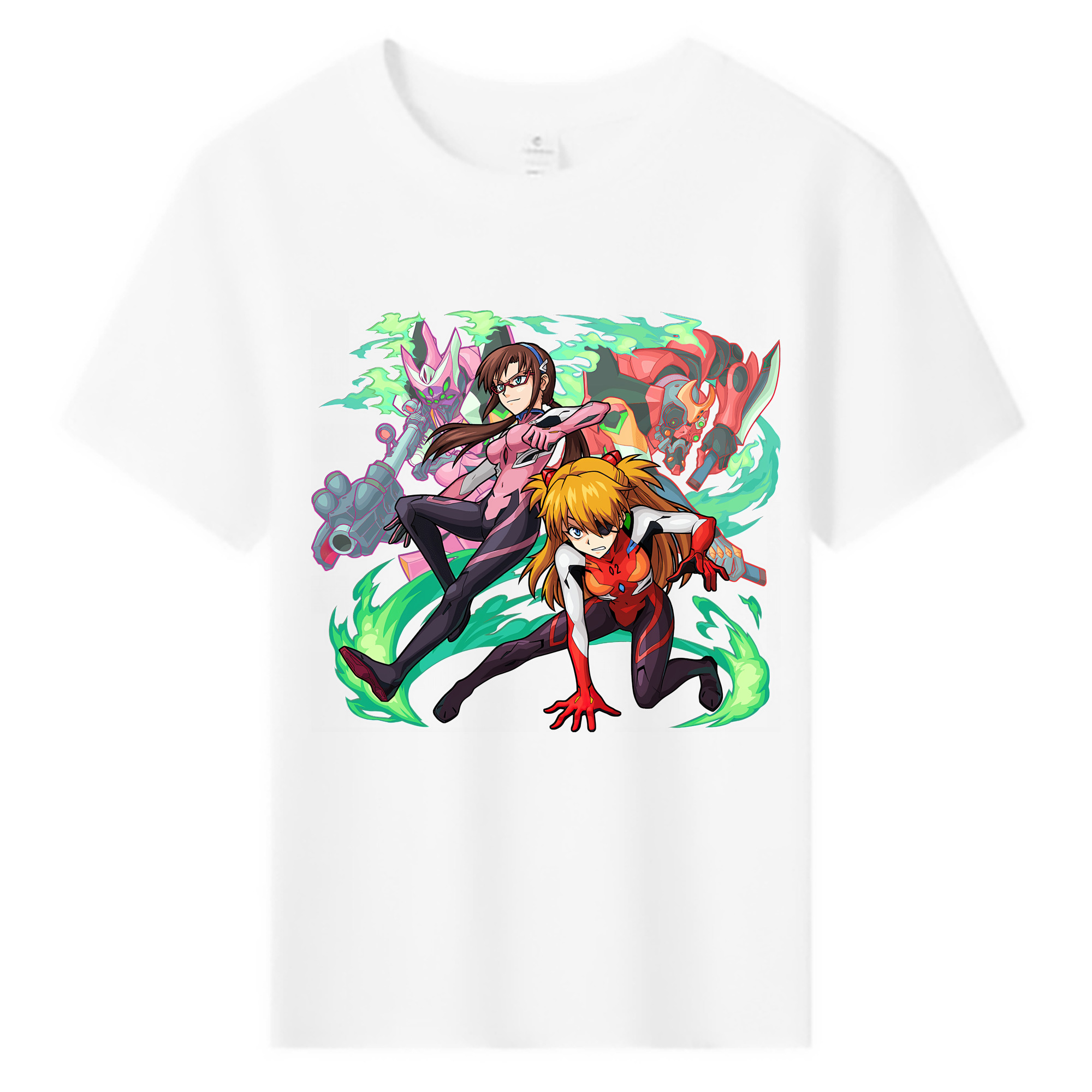 （画像用） EVA 新世紀エヴァンゲリオン 綿100％キッズTシャツ（フロントプリント）