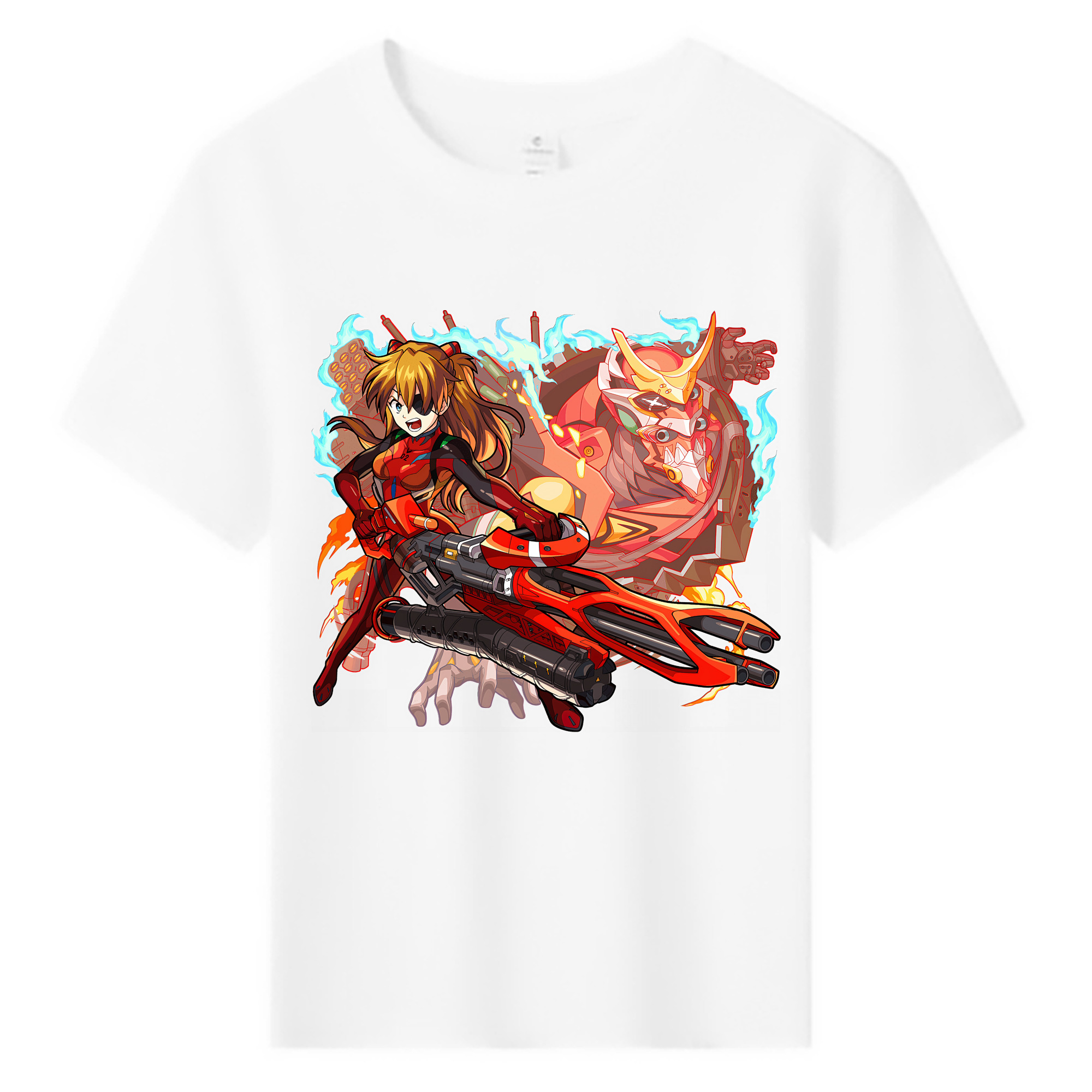（画像用） EVA 新世紀エヴァンゲリオン 綿100％キッズTシャツ（フロントプリント）