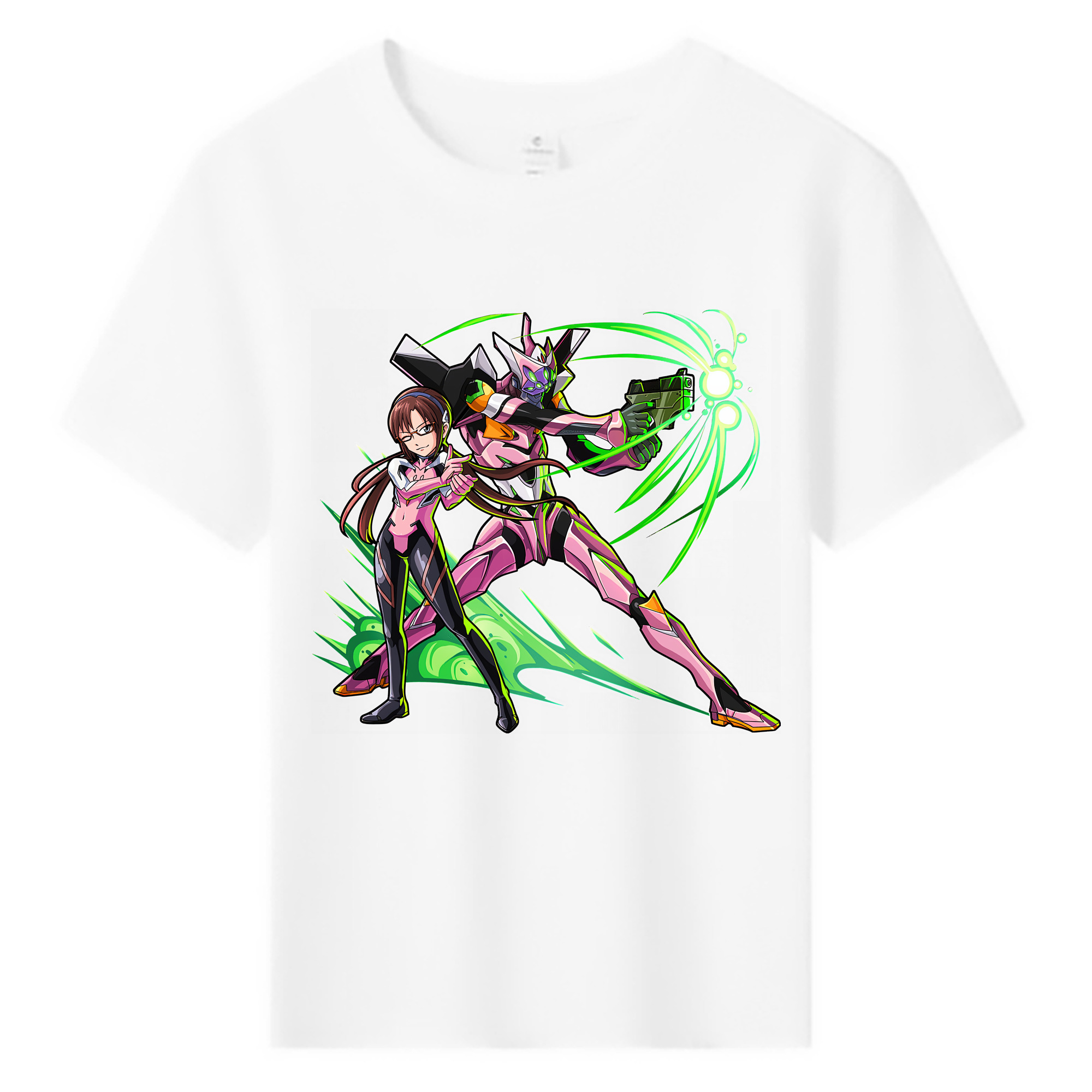 （画像用） EVA 新世紀エヴァンゲリオン 綿100％キッズTシャツ（フロントプリント）