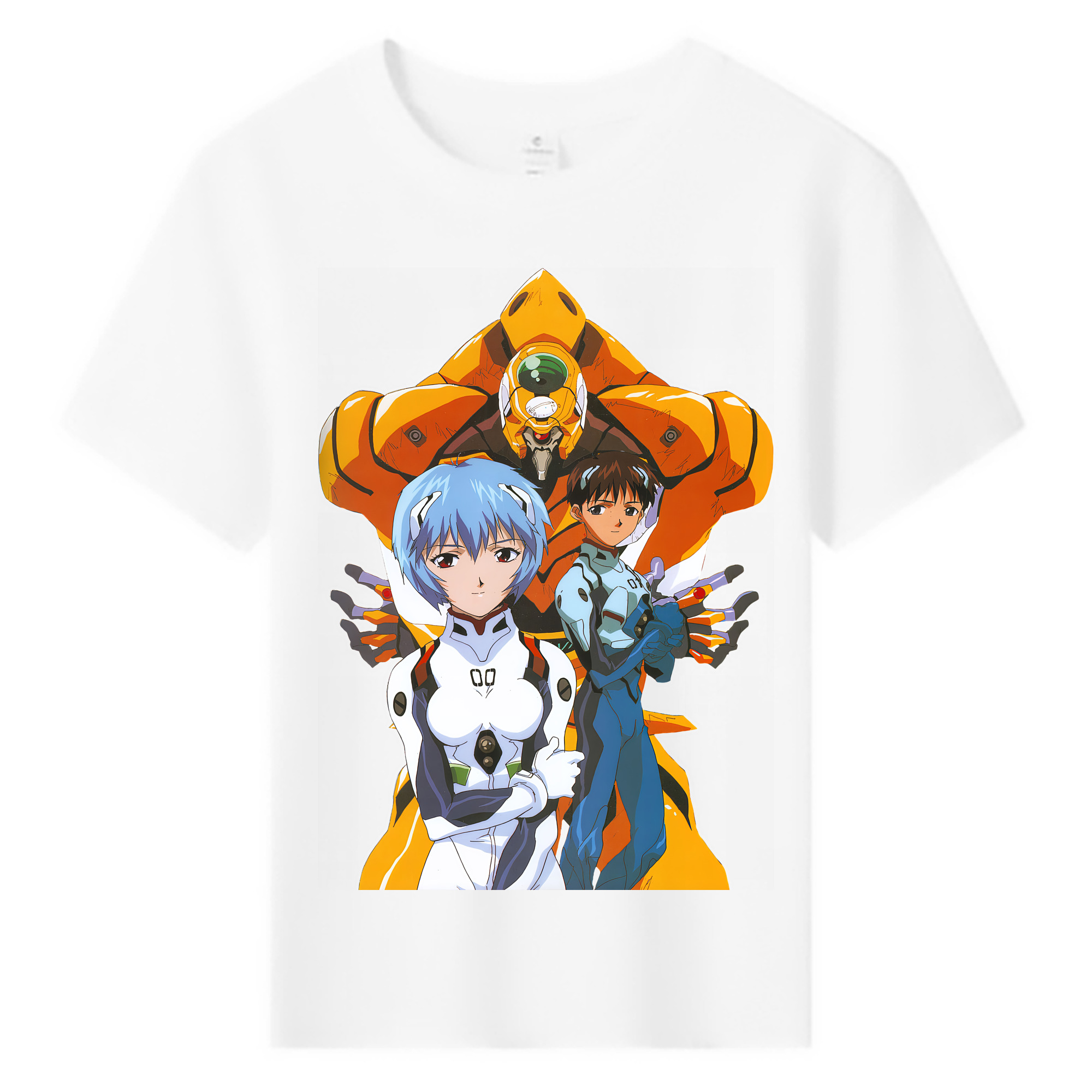 （画像用） EVA 新世紀エヴァンゲリオン 綿100％キッズTシャツ（フロントプリント）