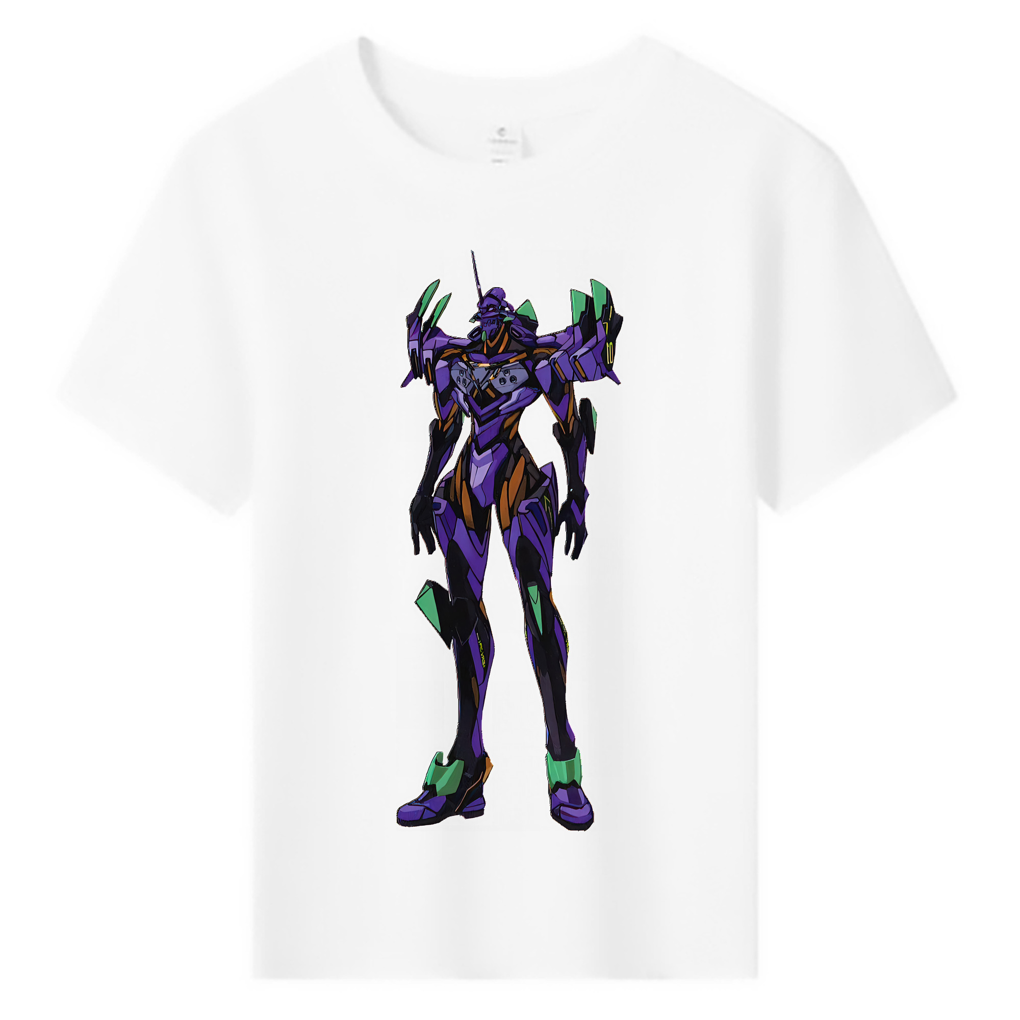 （画像用） EVA 新世紀エヴァンゲリオン 綿100％キッズTシャツ（フロントプリント）