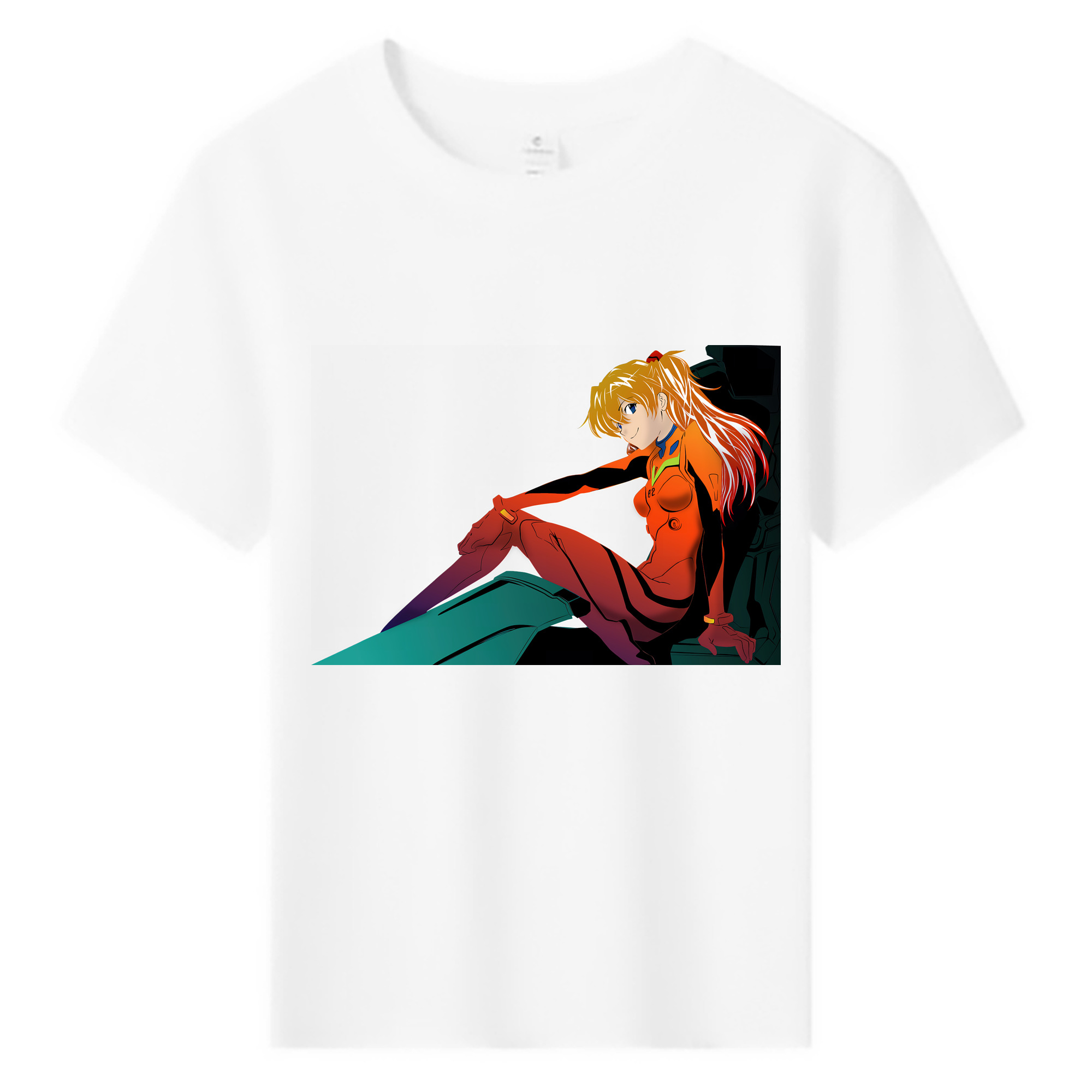 （画像用） EVA 新世紀エヴァンゲリオン 綿100％キッズTシャツ（フロントプリント）