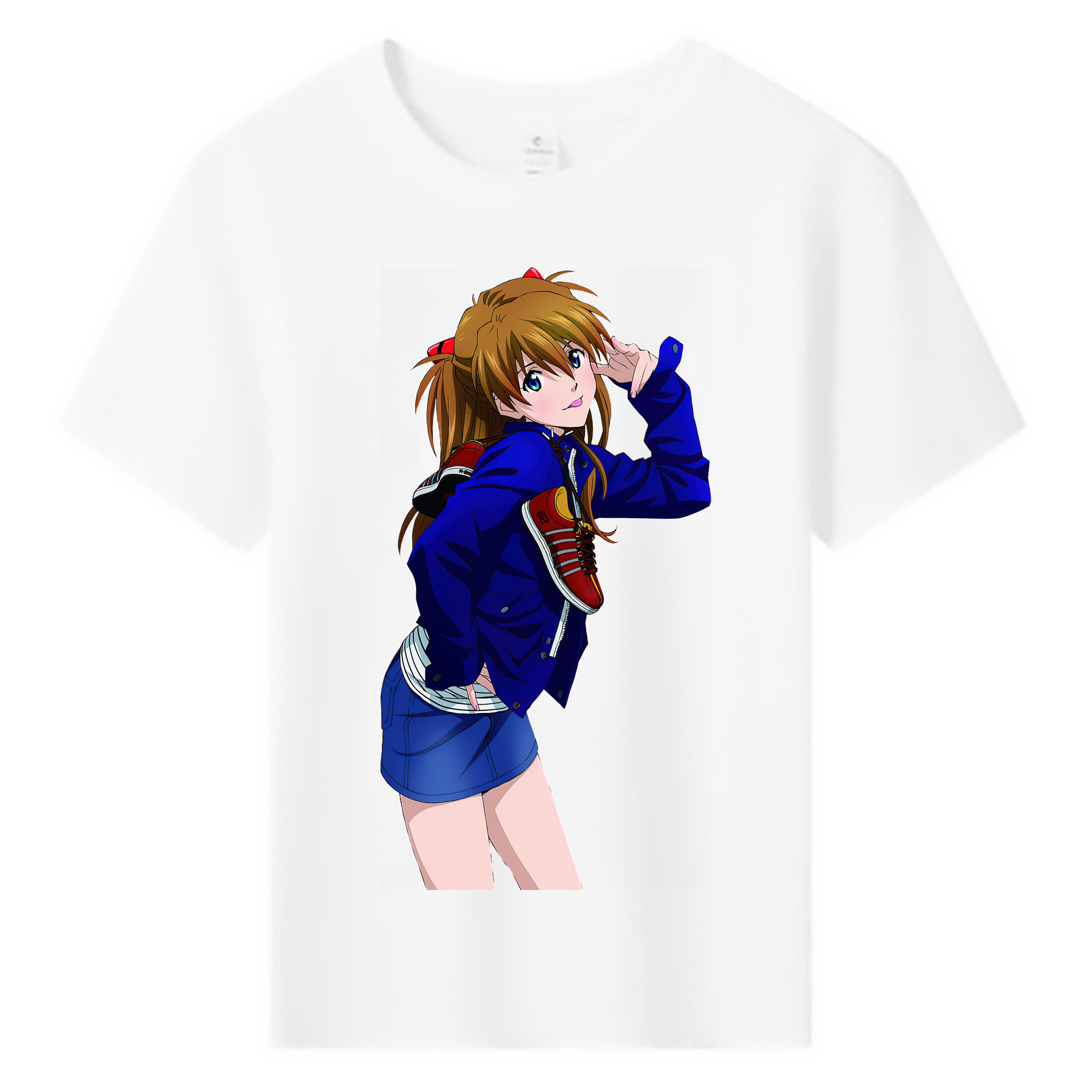 （画像用） EVA 新世紀エヴァンゲリオン 綿100％キッズTシャツ（フロントプリント）