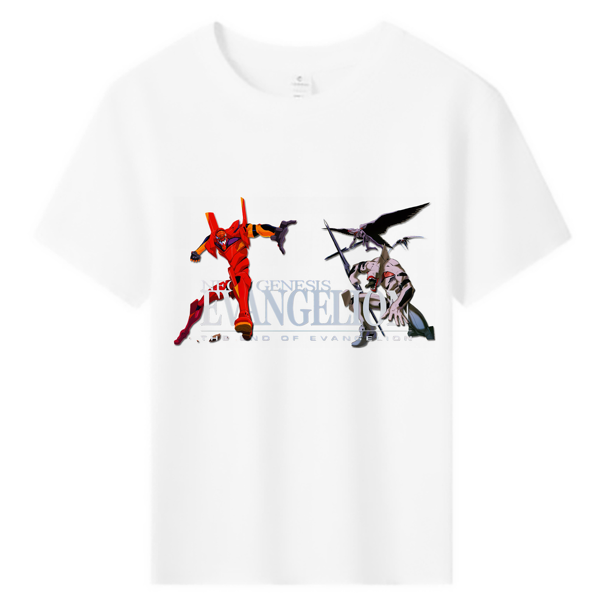 （画像用） EVA 新世紀エヴァンゲリオン 綿100％キッズTシャツ（フロントプリント）